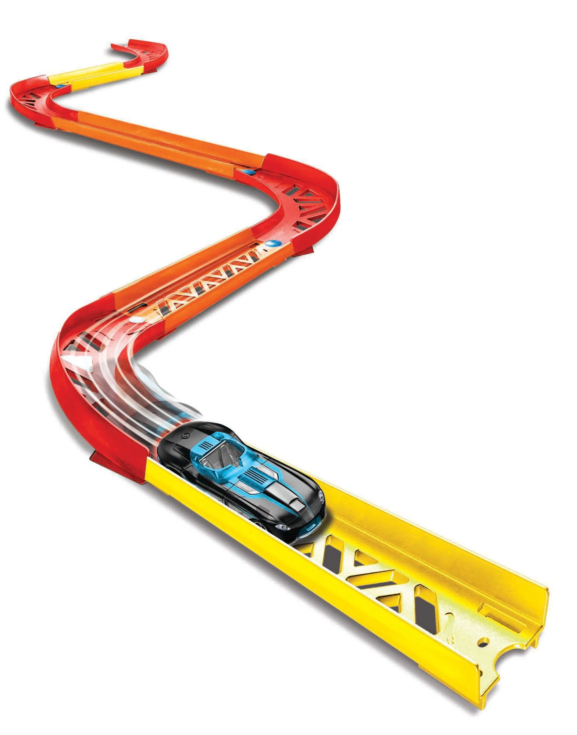 Hot Wheels - Coffret Virages Premium Track Builder - Circuit Petite Voiture - A Partir De 6 Ans - Image 3