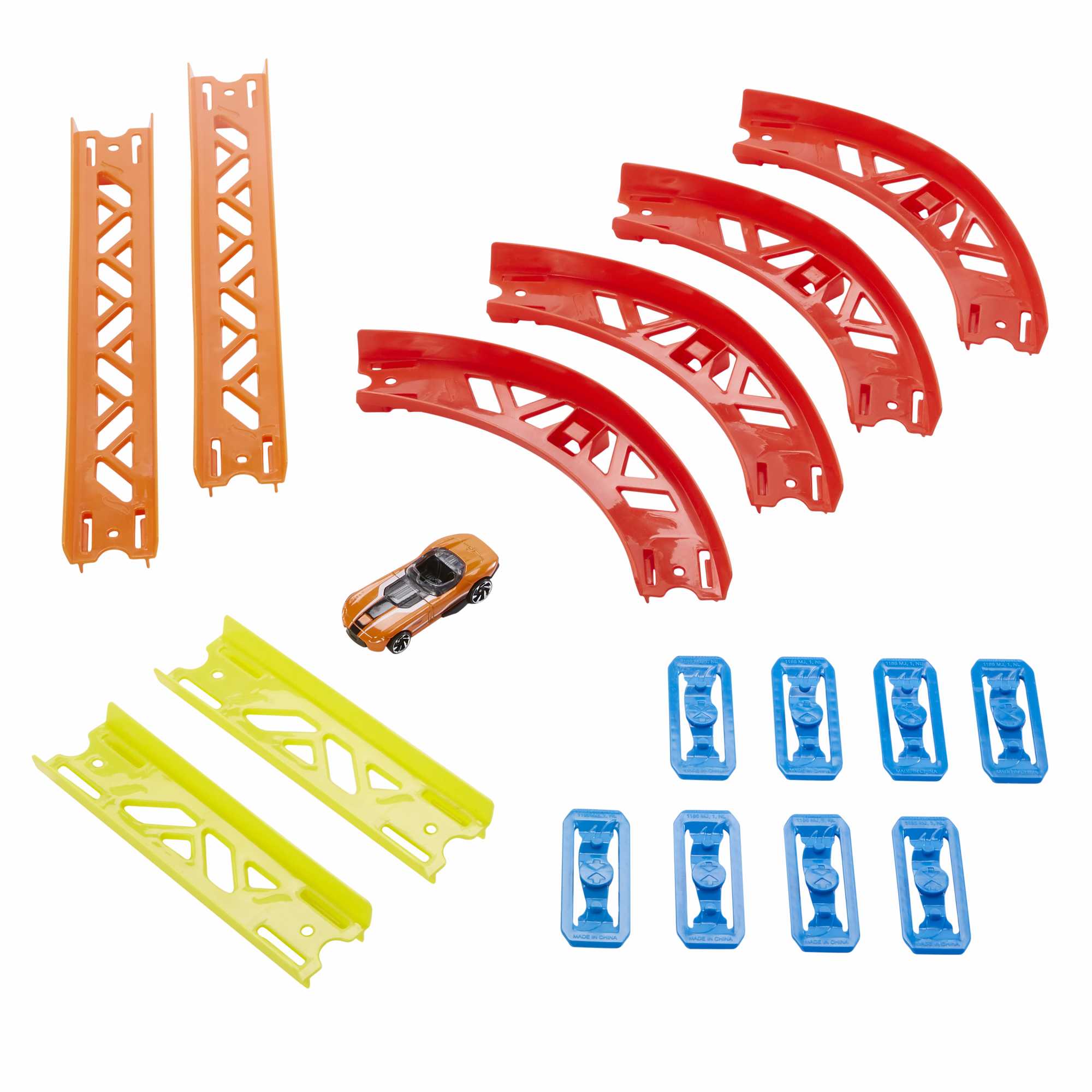 Hot Wheels - Coffret Virages Premium Track Builder - Circuit Petite Voiture - A Partir De 6 Ans - Image 5