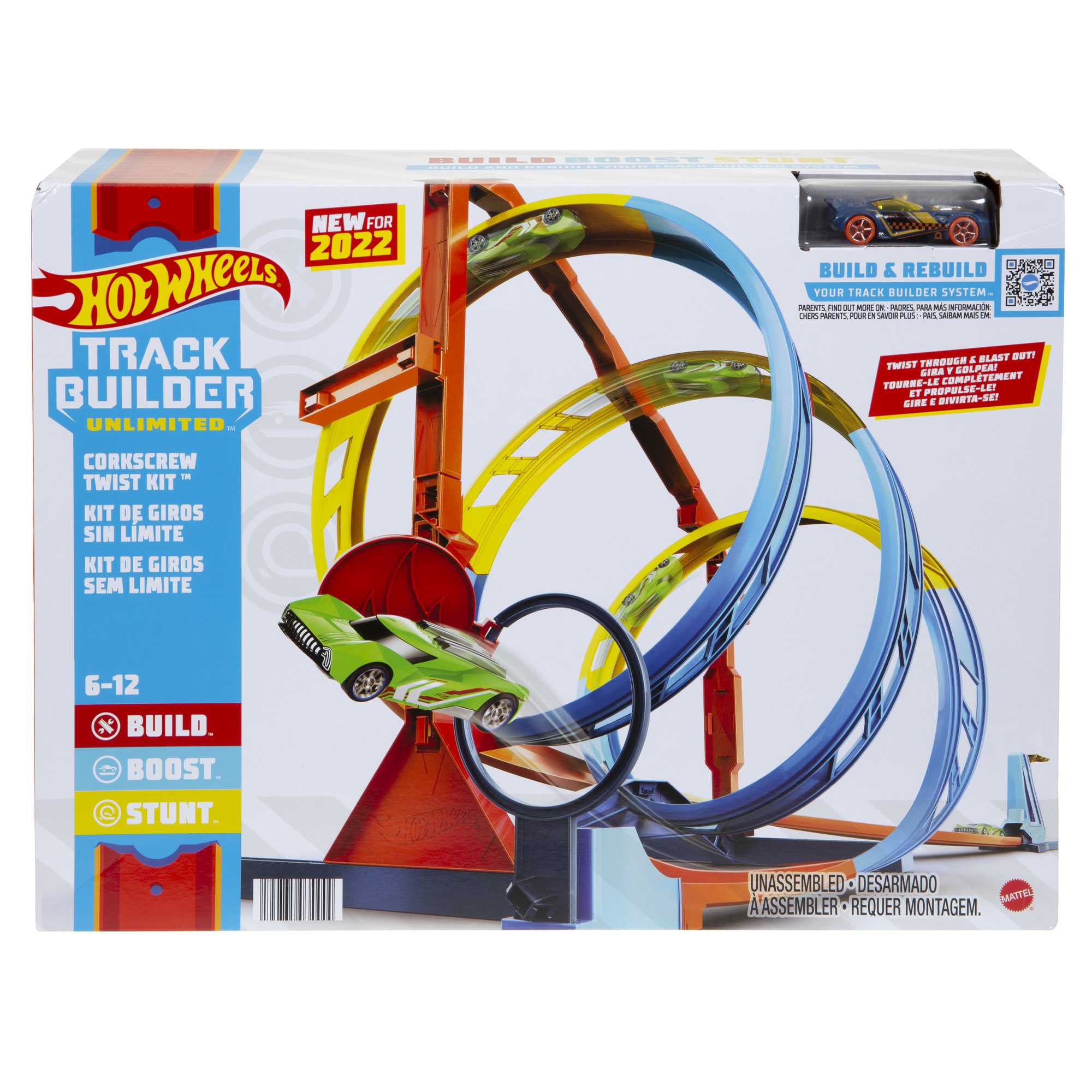 Hot Wheels Track Builder Unlimited Corkscrew Twist Kit - Image 6