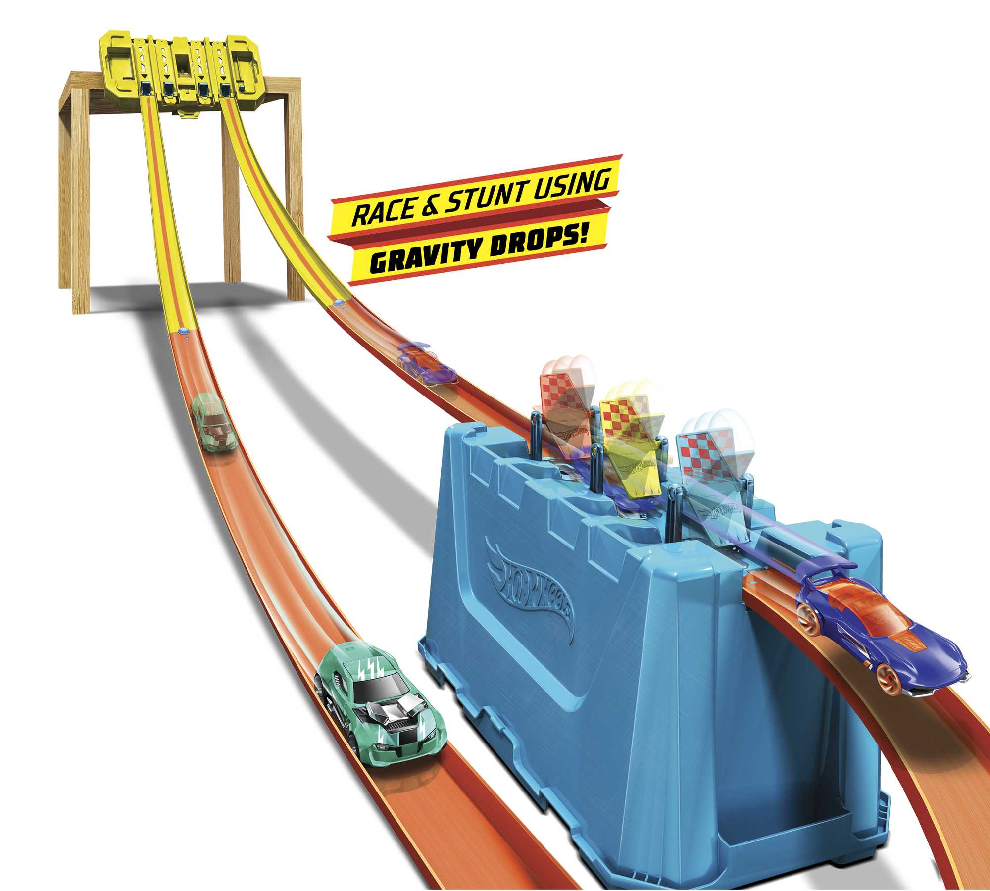 Hot Wheels Track Builder Unlimited Multi-Lane Speed Box - Image 3