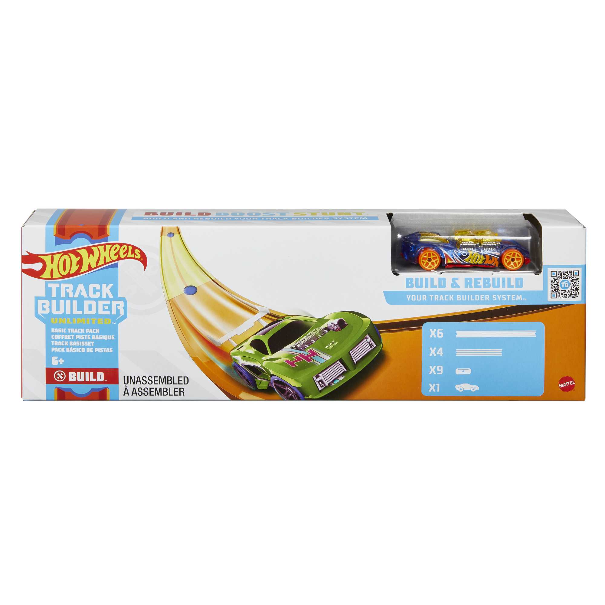 Hot Wheels Track Builder Unlimited Paquete básico de pista, conjunto de pista - Image 4