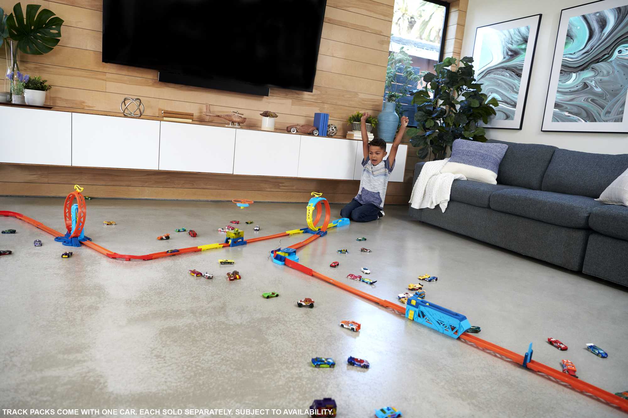 Hot Wheels Track Builder Unlimited Split Loop Pack - Image 2