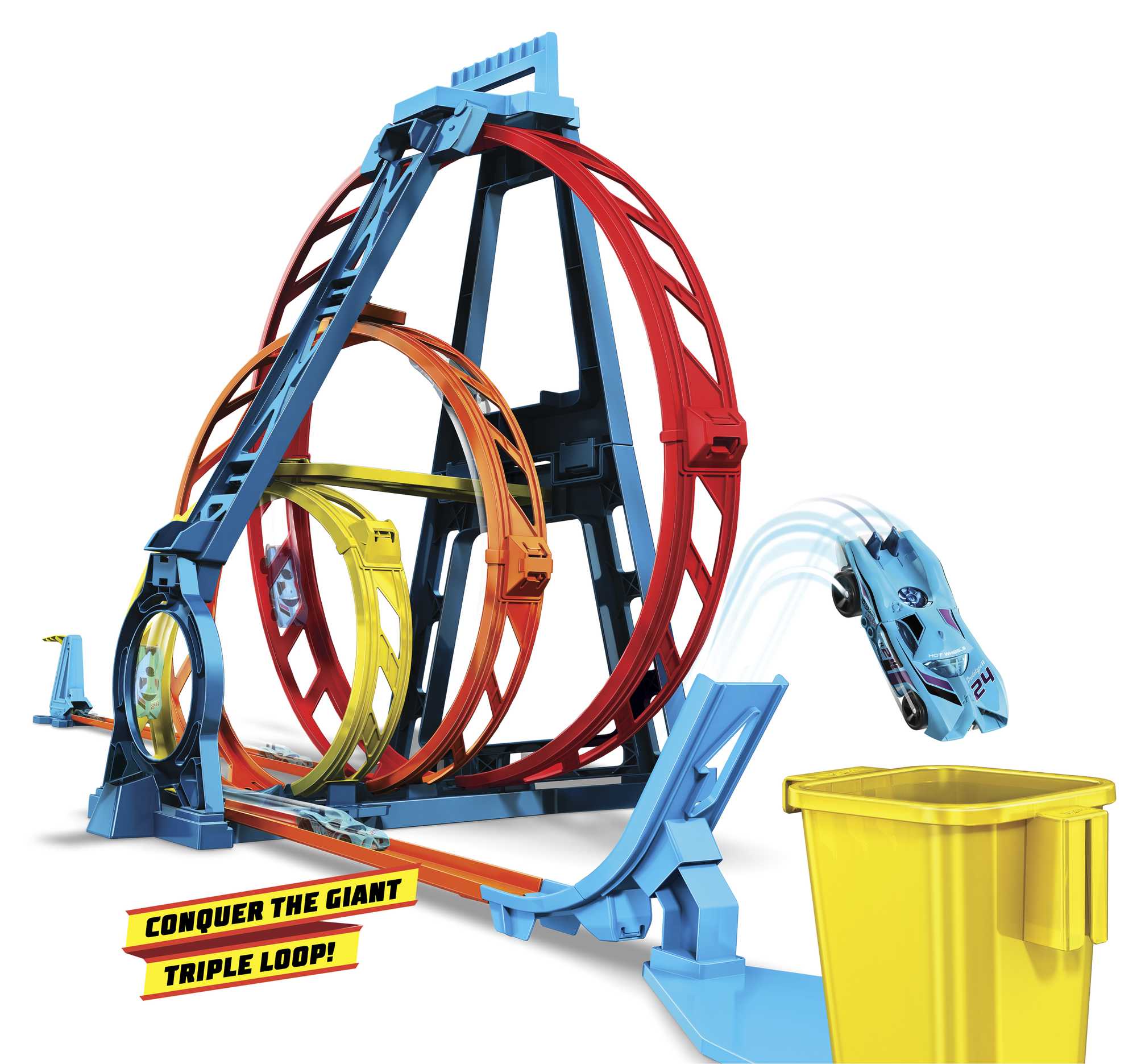 Hot Wheels Track Builder Unlimited Triple Loop Kit - Image 4