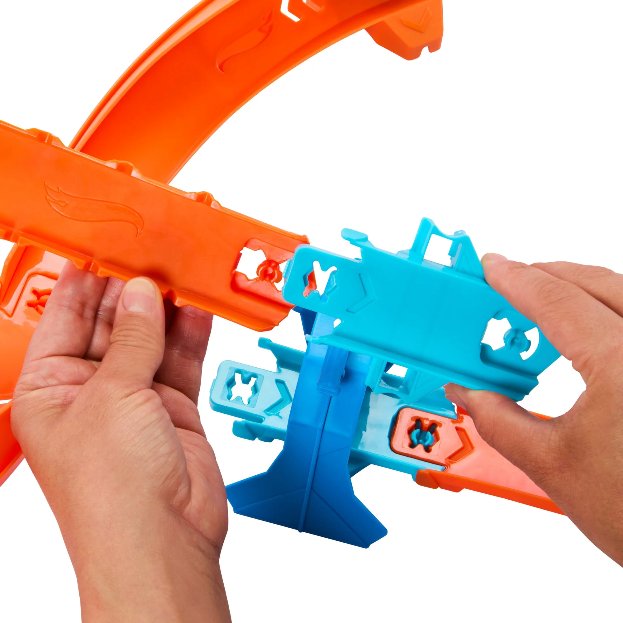 Conjunto De Juego Circuito Supersalto De Track Creator De Hot Wheels Con Coche De Juguete A Escala 1:64 Y Propulsor Motorizado - Image 3