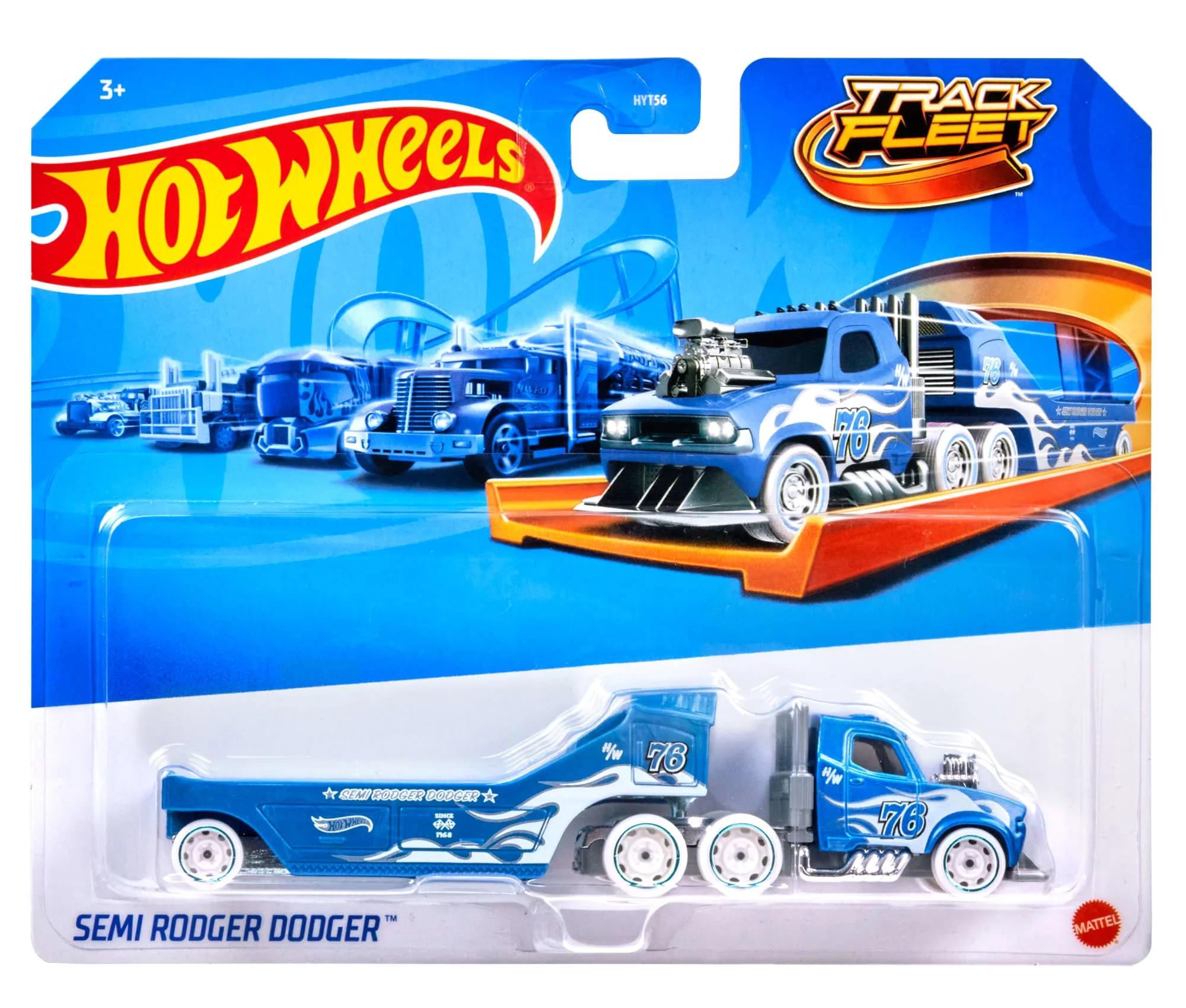 Νταλίκες Hot Wheels Κλίμακας 1:64, Μεταλλικό Όχημα, Λειτουργεί Πάνω Σε Πίστες (Τα Σχέδια Μπορεί Να Διαφέρουν) - Image 6