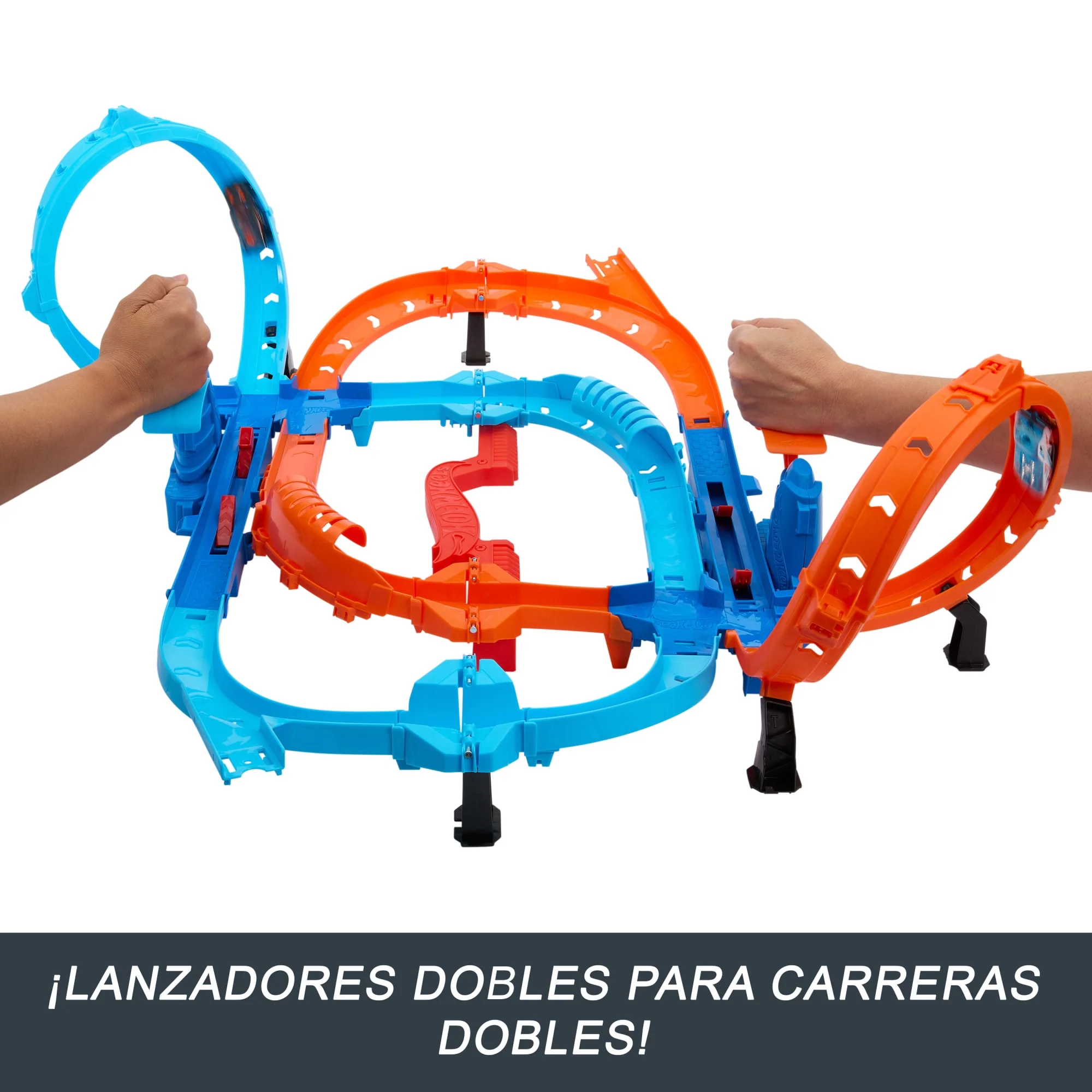 Conjunto De Pista Lanzamiento De Confrontación De Ultra Hots De Hot Wheels Con 2 Coches A Escala 1:64 - Image 3