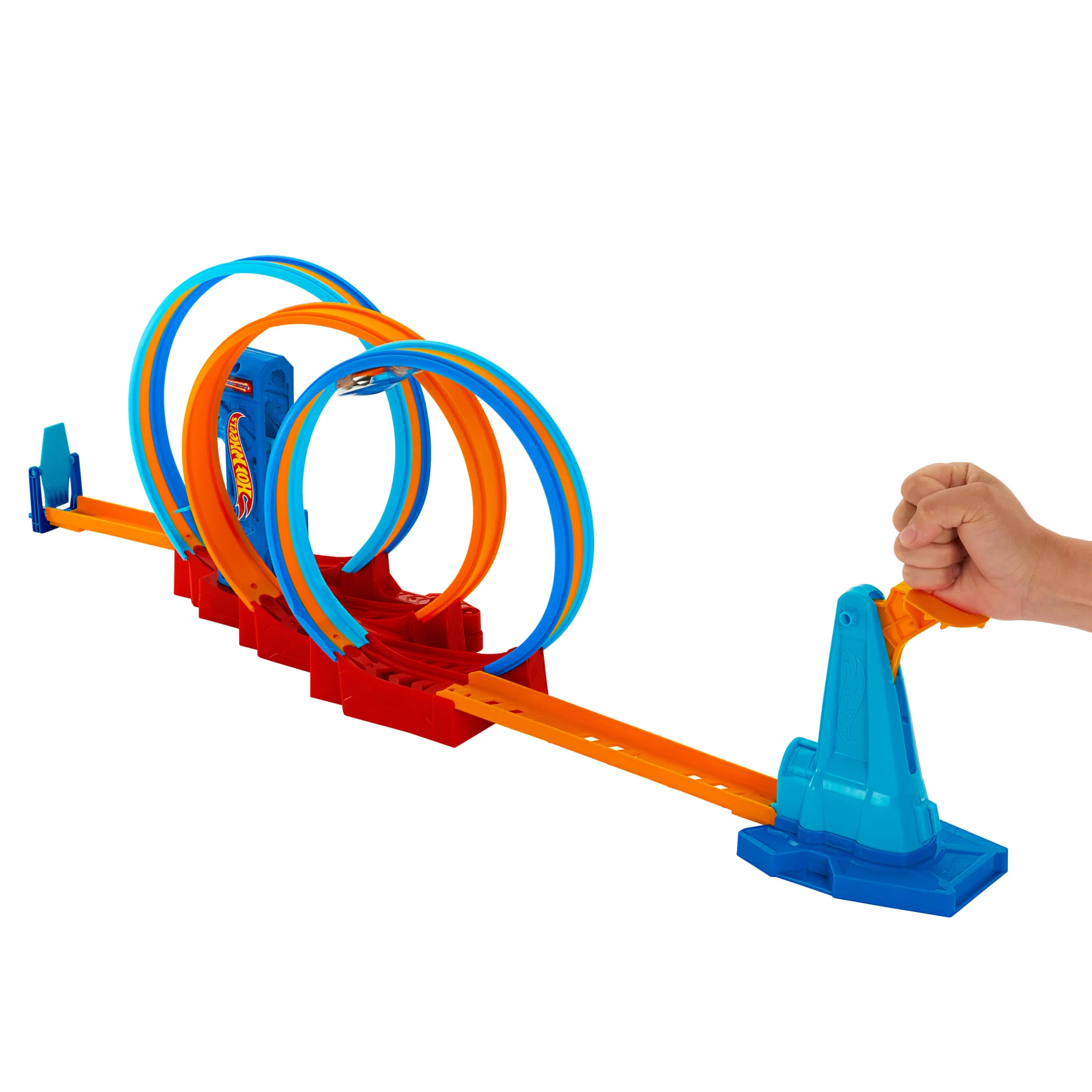 Hot Wheels Ultra Hots Çılgın Çember Yarışı Seti, 3 Spiral Ve 1 Hot Wheels Araba - Image 2