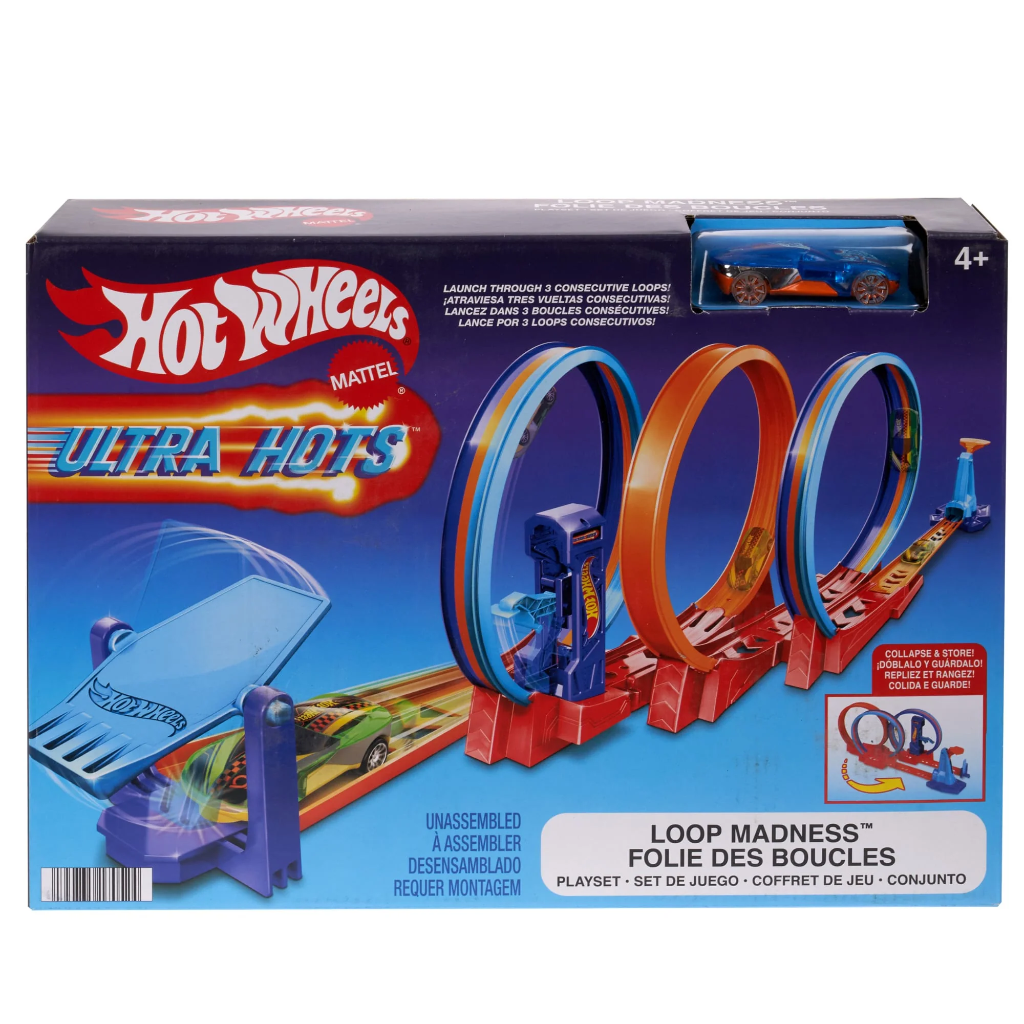 Hot Wheels Ultra Hots Çılgın Çember Yarışı Seti, 3 Spiral Ve 1 Hot Wheels Araba - Image 6
