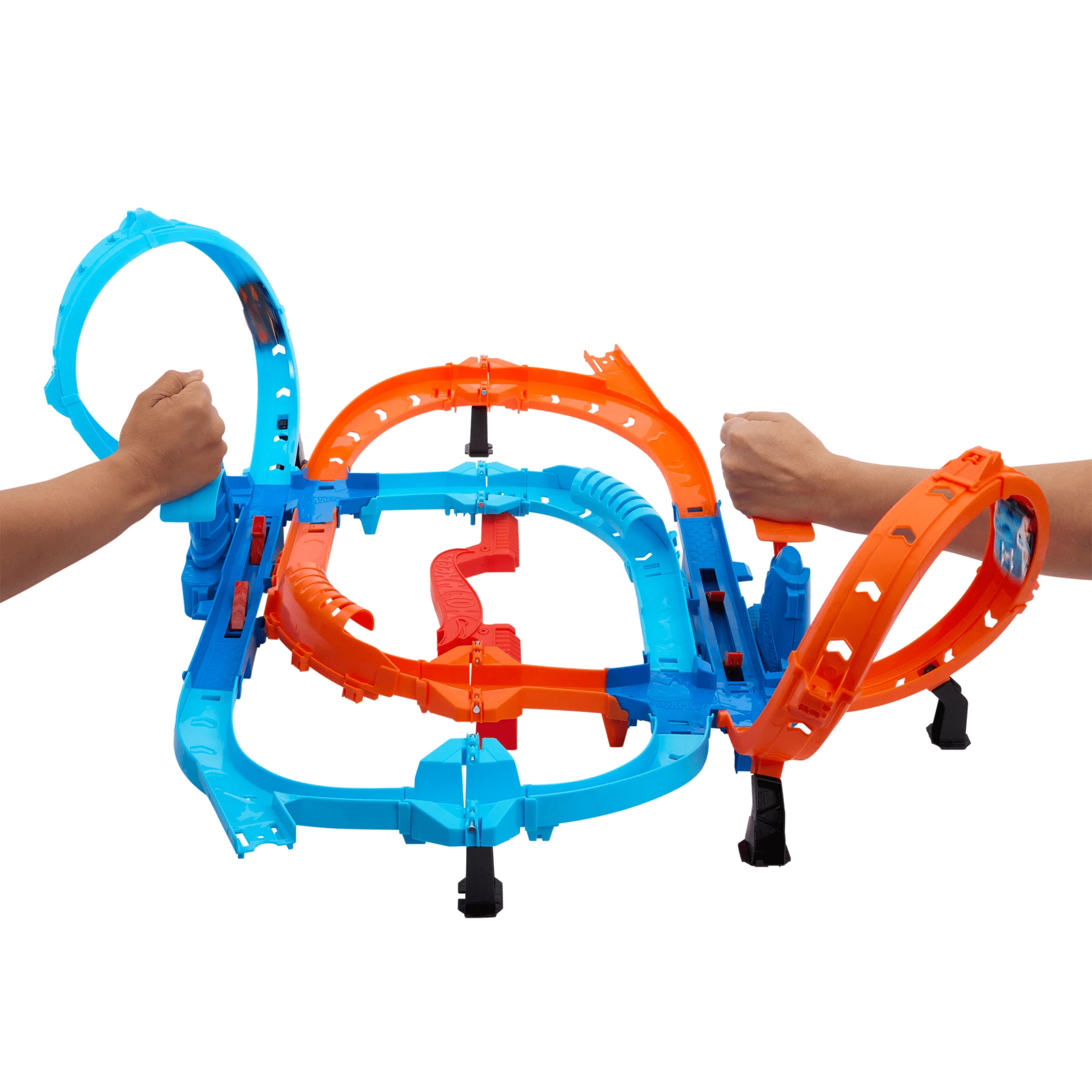 Hot Wheels Ultra Hots Pojedynek z turboprzyspieszeniem Tor wyścigowy Zabawka Zestaw i 2 samochody w skali 1:64 - Image 5