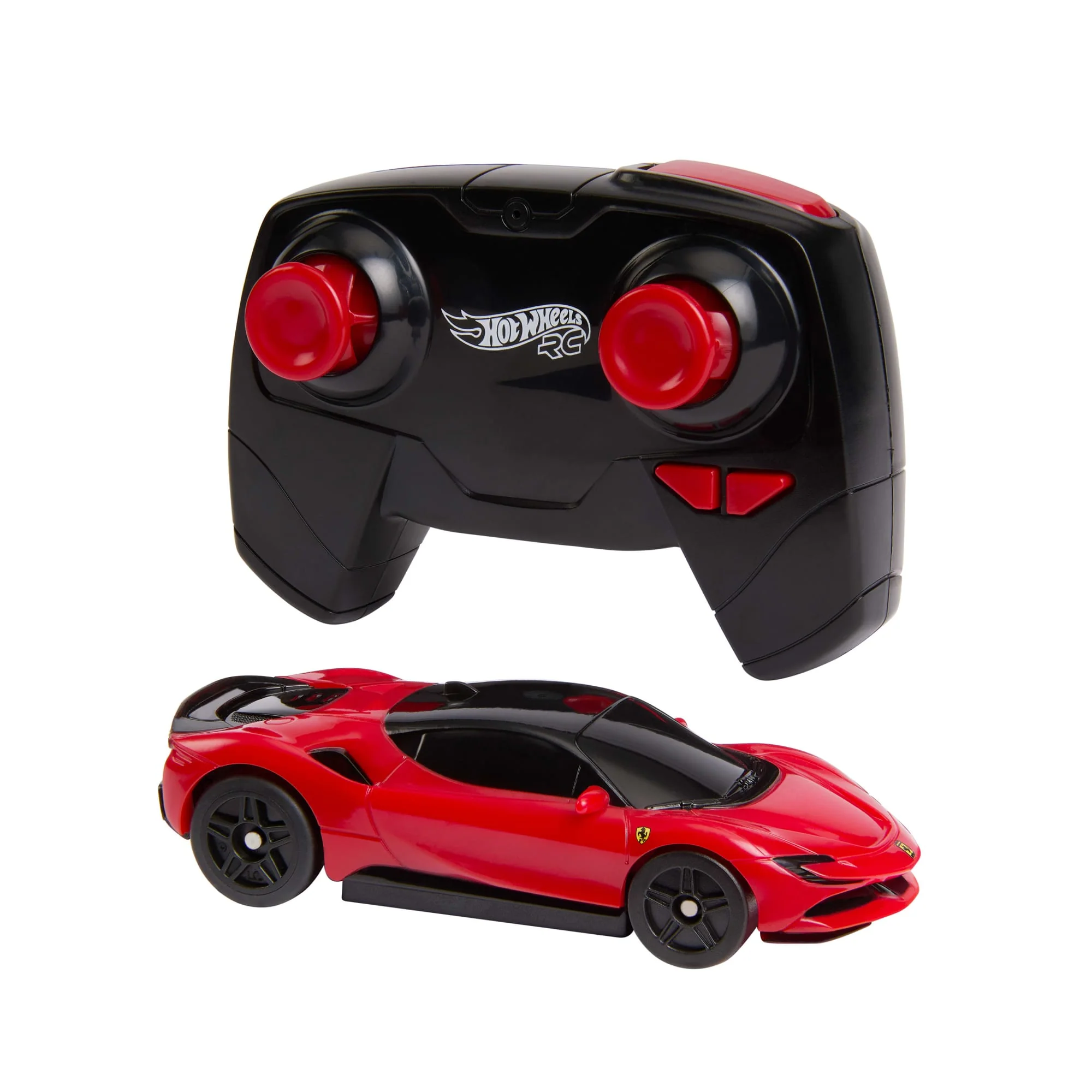 Pille Çalışan Uzaktan Kumandalı Ve 1:64 Ölçekli Hot Wheels Ferrari Sf90 Stradale Assetto Fiorano Araba - Image 6