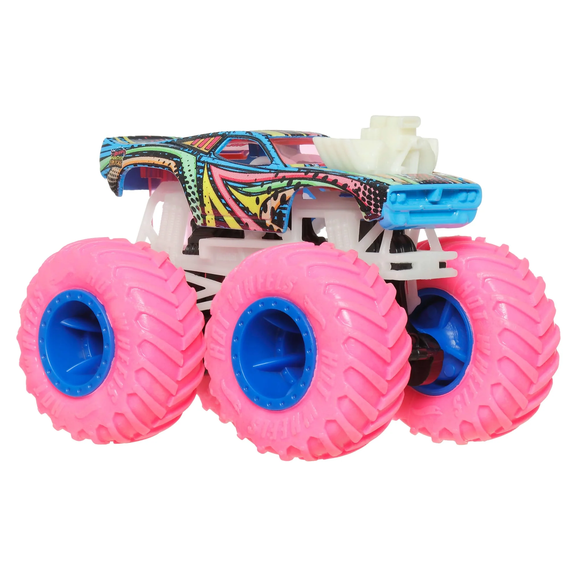 Hot Wheels-Véhicules Phosphorescents Monster Trucks-Assortiment - Image 4