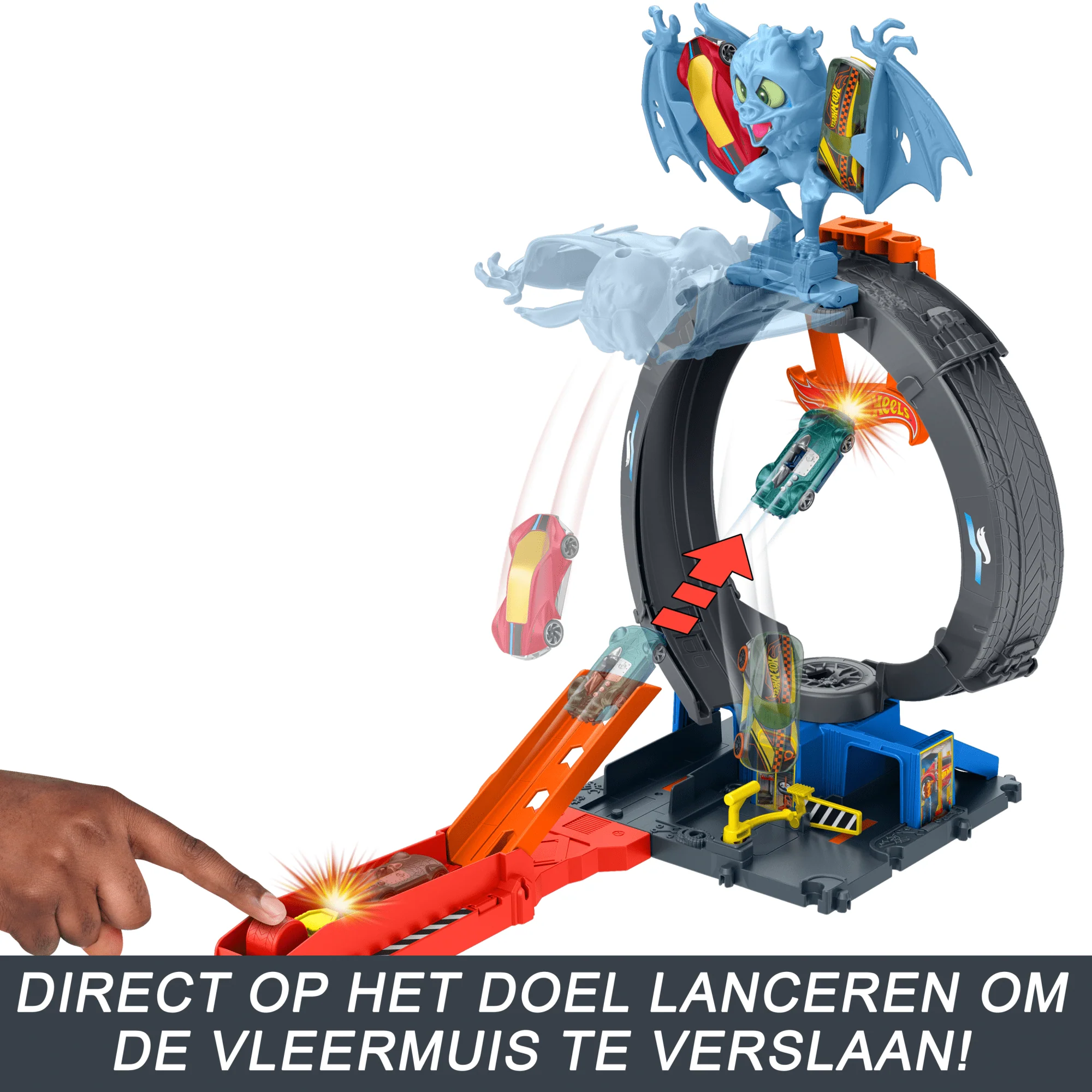 Hot Wheels City Vleermuisaanval Speelset Met Speelgoedauto Op Schaal Van 1:64 - Image 3