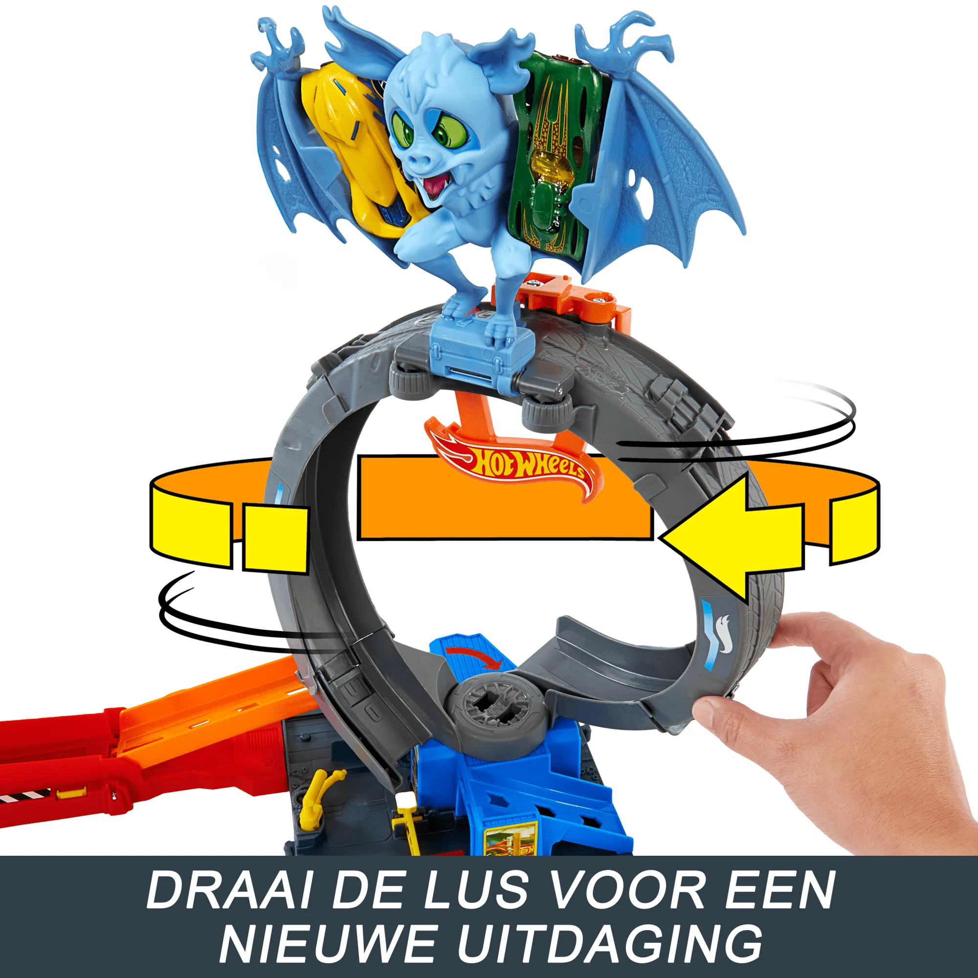 Hot Wheels City Vleermuisaanval Speelset Met Speelgoedauto Op Schaal Van 1:64 - Image 4