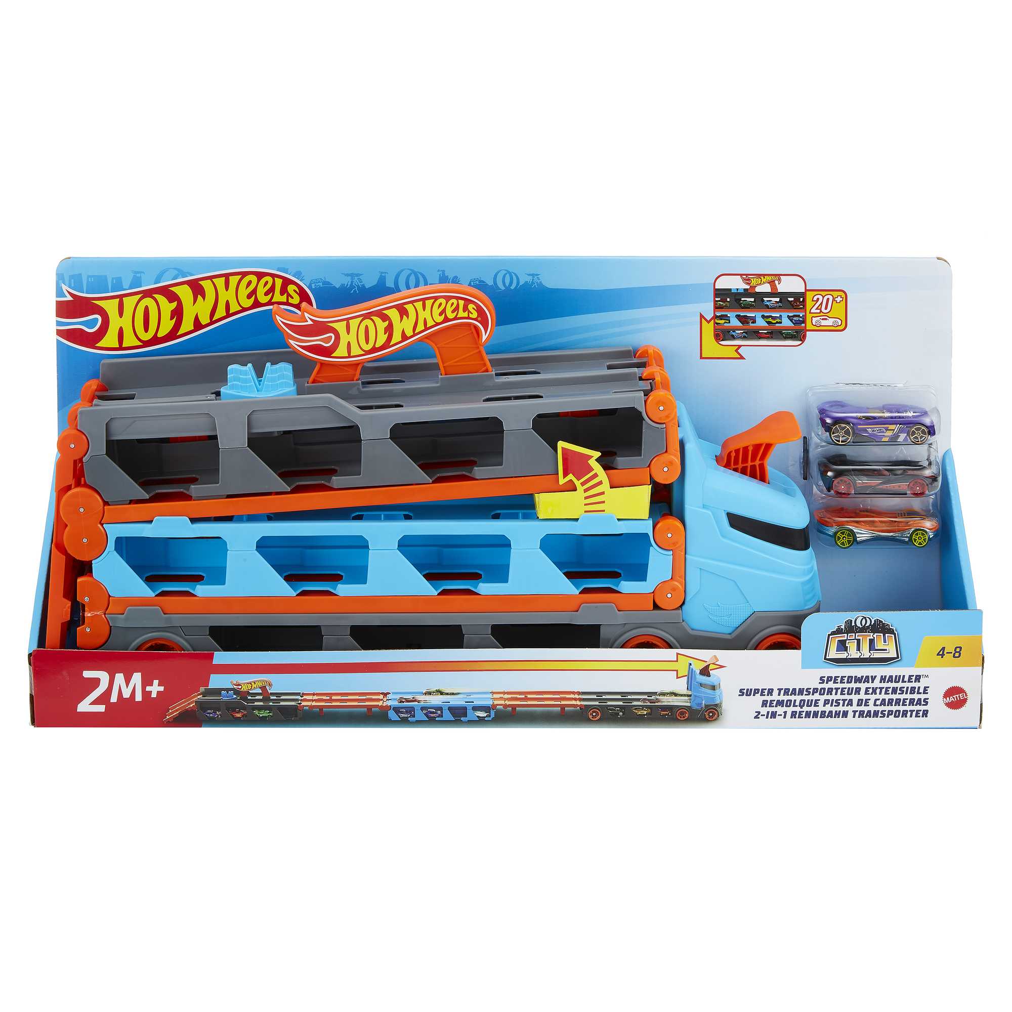Hot Wheels® Wyścigowy transporter 2w1 - Image 6