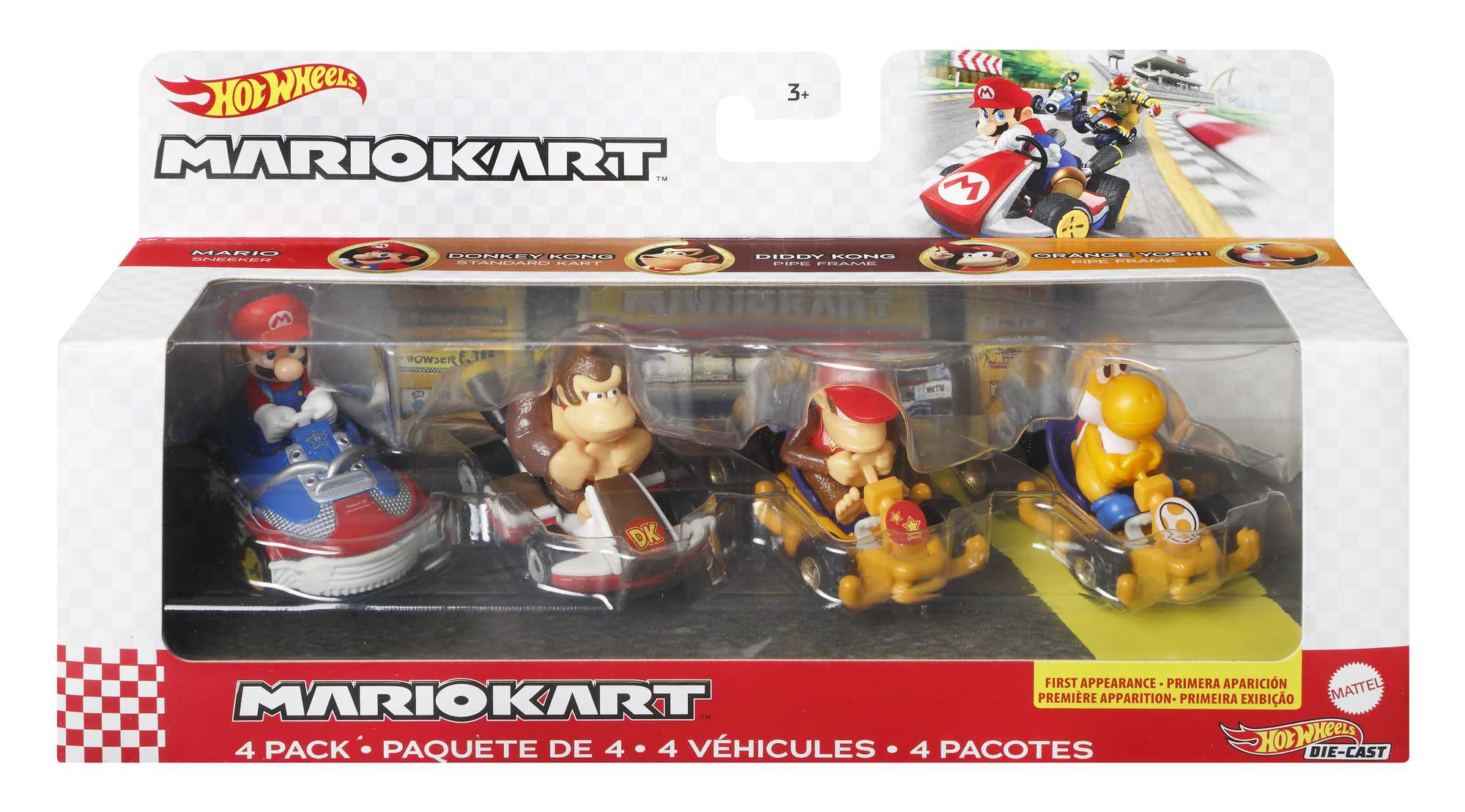 Hot Wheels Mario Kart Vehicle 4-Pack - Image 6