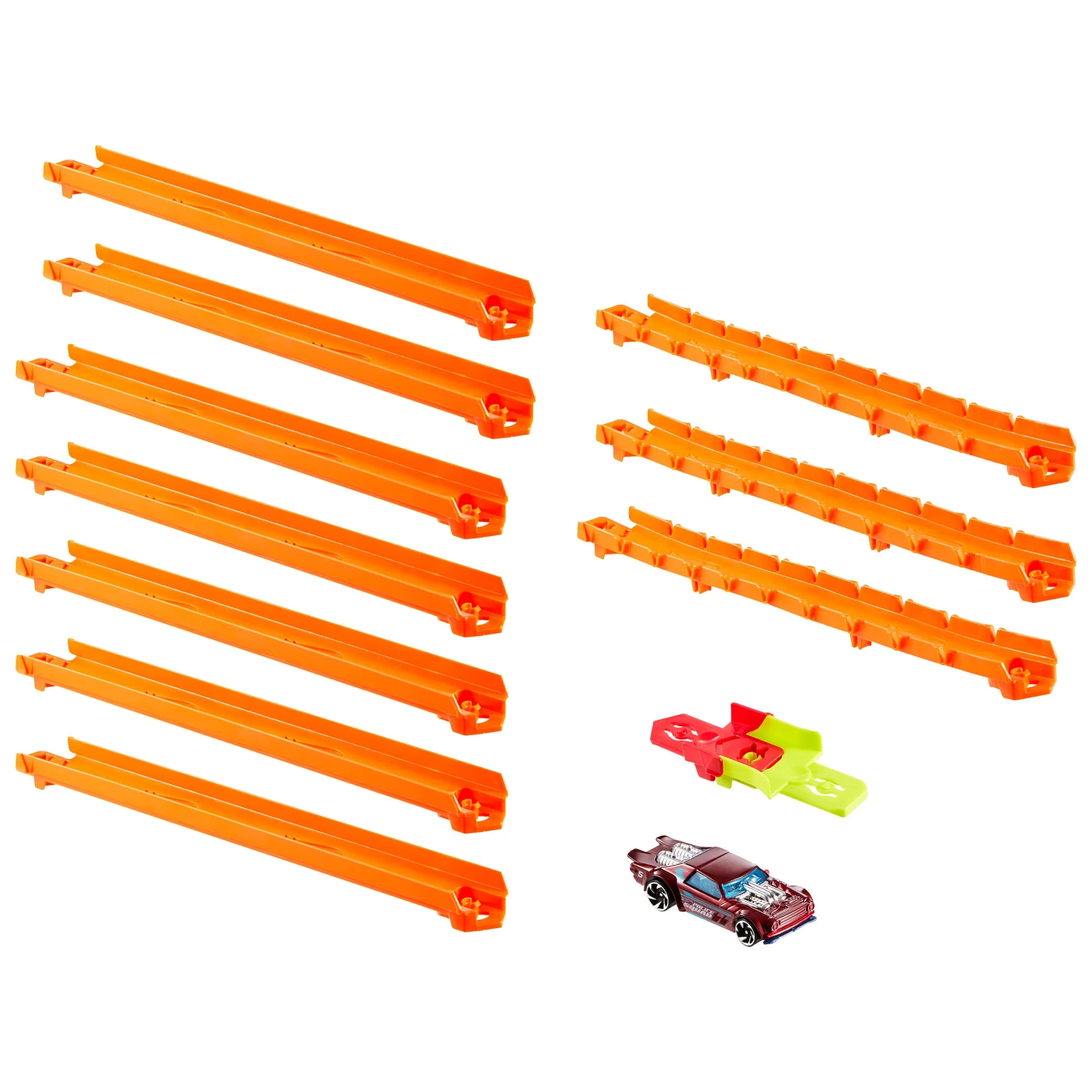 Hot Wheels Track Creator Araba Ve Pist Paketi, 1:64 Ölçekli Oyuncak Araç Ve 3 Metrelik Kolayca Birleştirilebilen Pist - Image 3