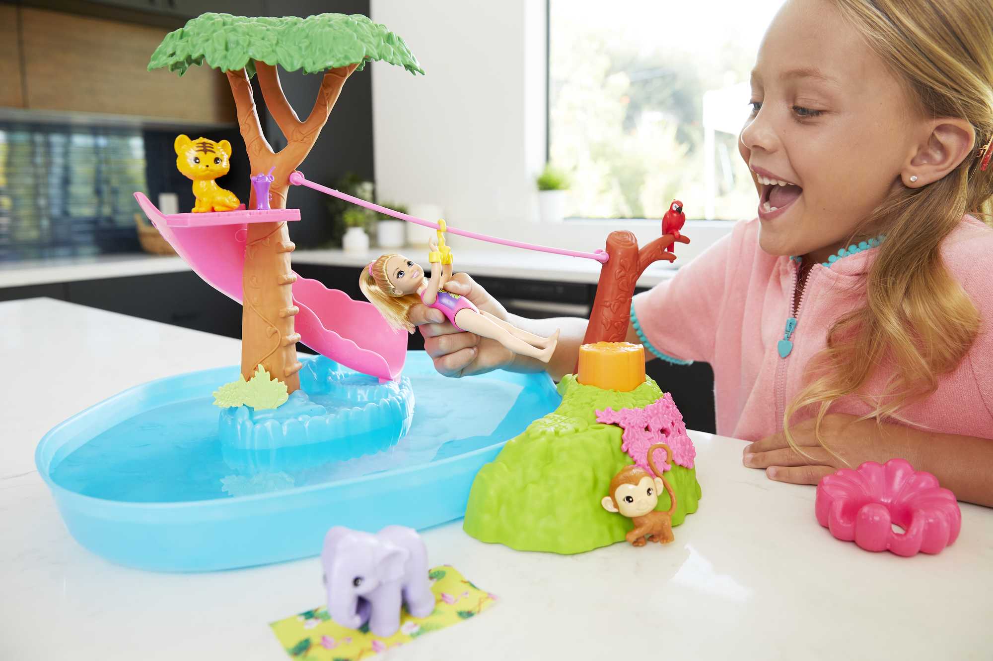 Набор игровой Barbie Челси с питомцами и аксессуарами В джунглях - Image 2