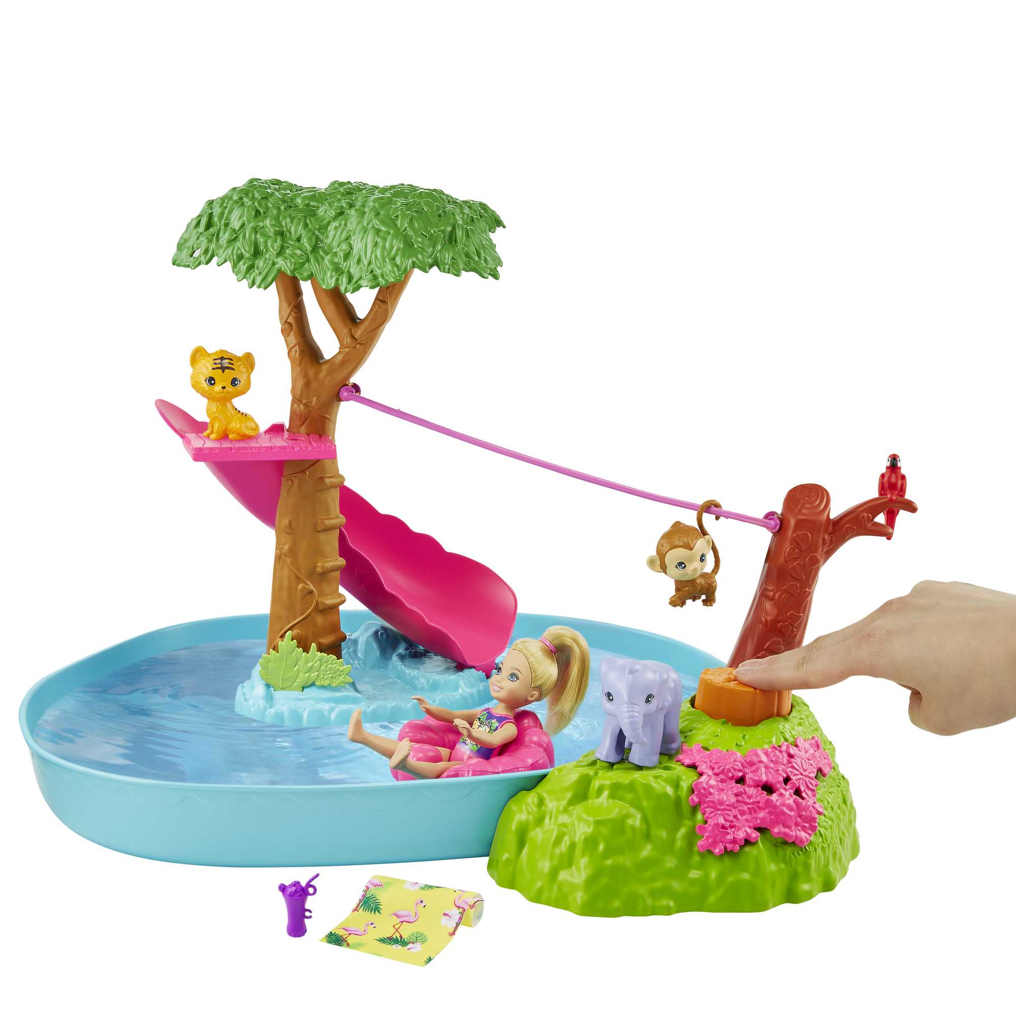 Набор игровой Barbie Челси с питомцами и аксессуарами В джунглях - Image 3