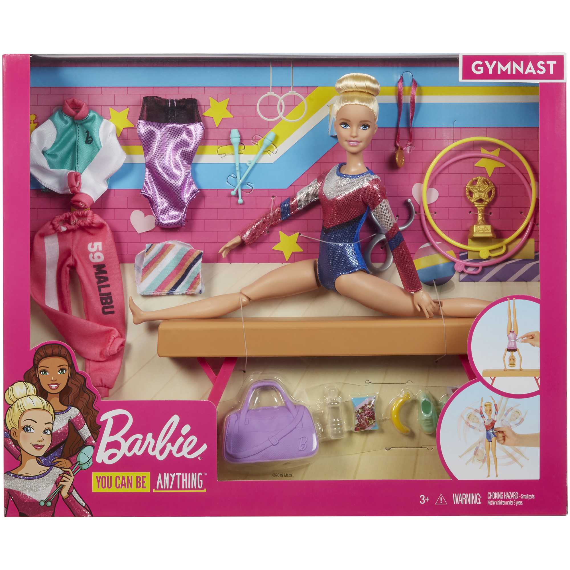 Набор игровой Barbie Кем быть? Гимнастка кукла с аксессуарами - Image 6