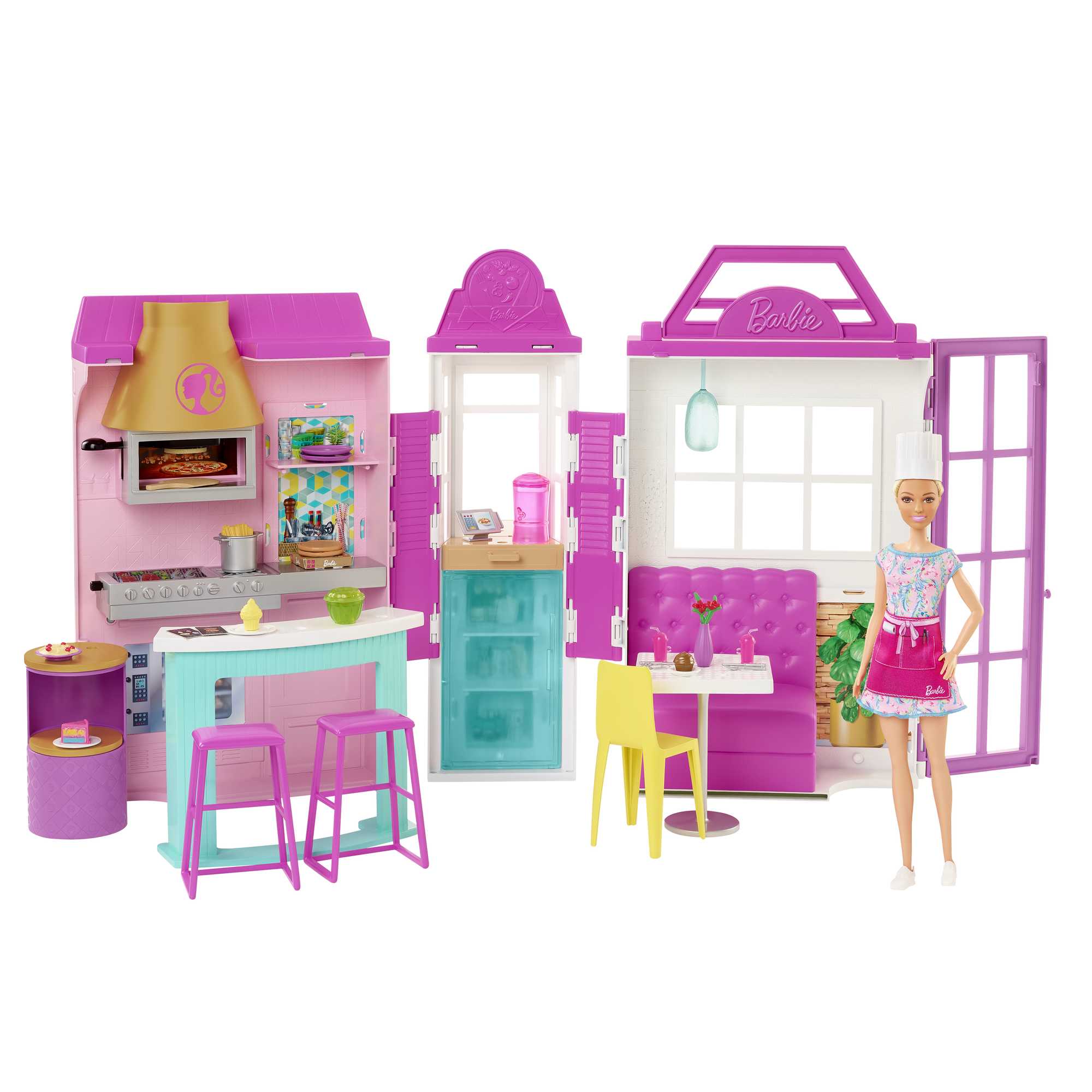 Набор игровой Barbie Гриль-ресторан (с куклой)