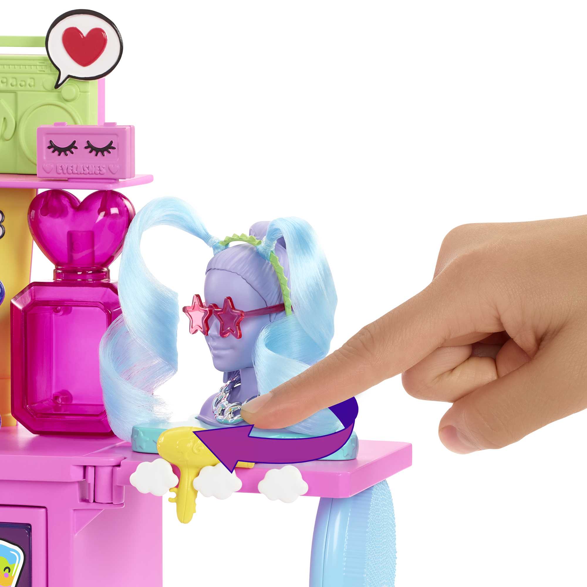 Набор игровой Barbie Экстра Туалетный столик - Image 4