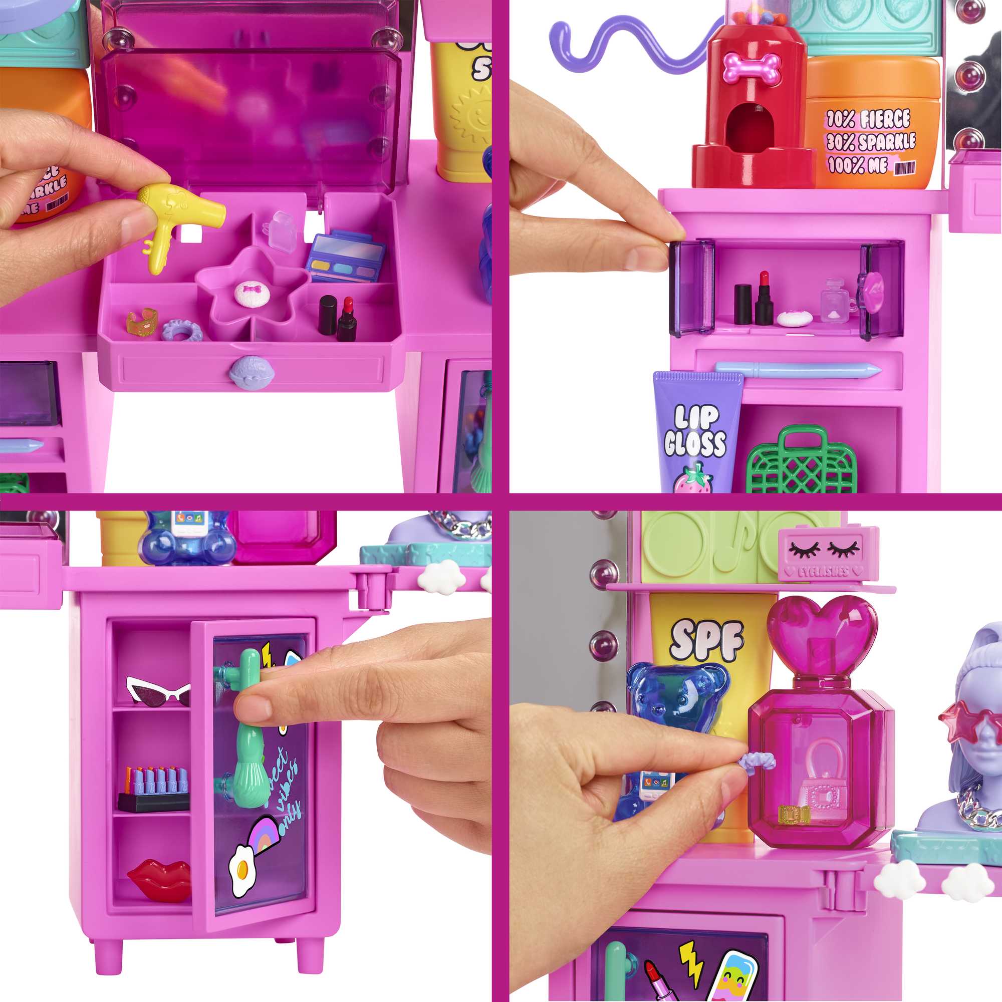 Набор игровой Barbie Экстра Туалетный столик - Image 5