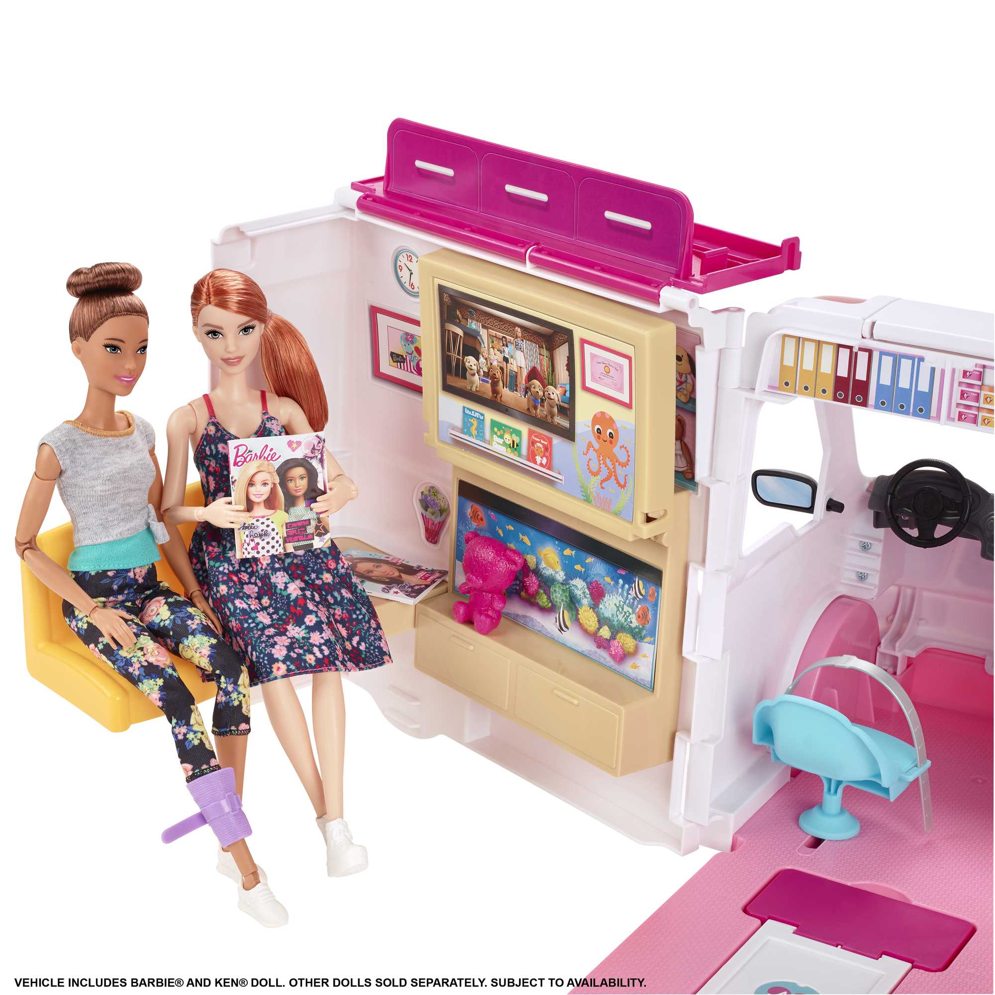 Набор игровой Barbie Кем быть? Клиника 2 куклы+машина скорой помощи - Image 4