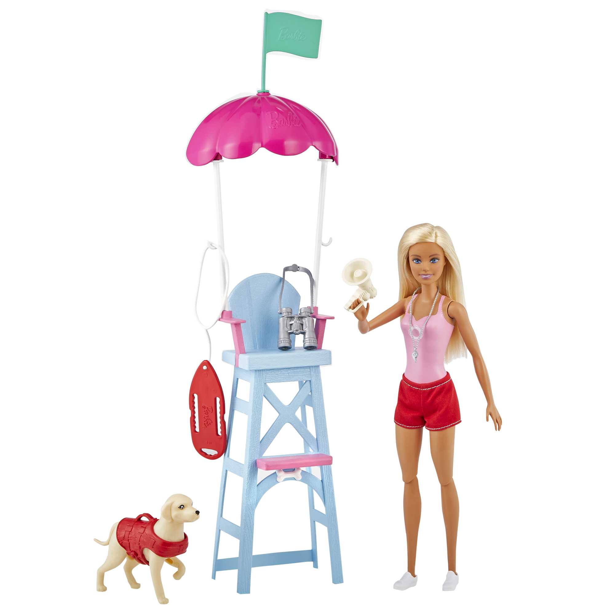 Набор игровой Barbie кукла+питомец+аксессуары Пляжный спасатель - Image 3