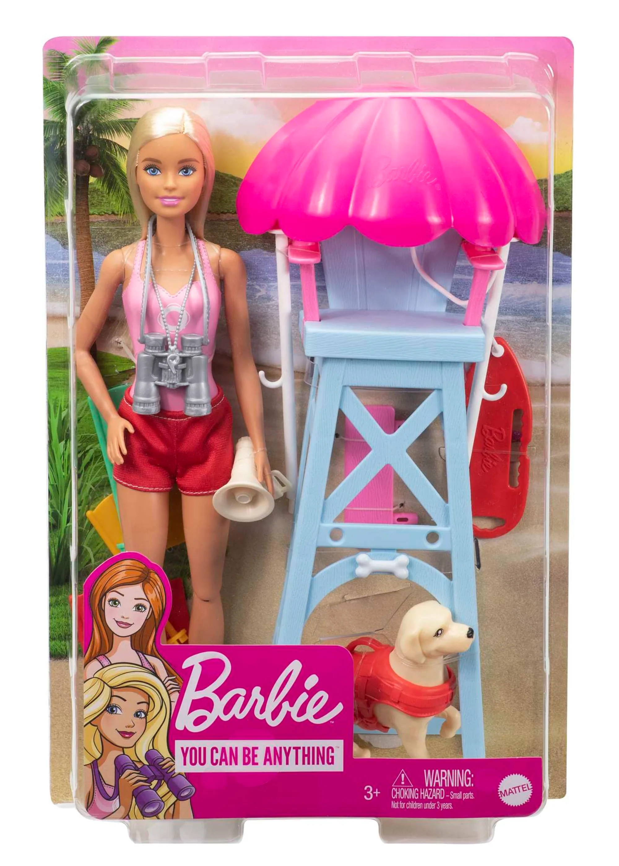 Набор игровой Barbie кукла+питомец+аксессуары Пляжный спасатель - Image 4