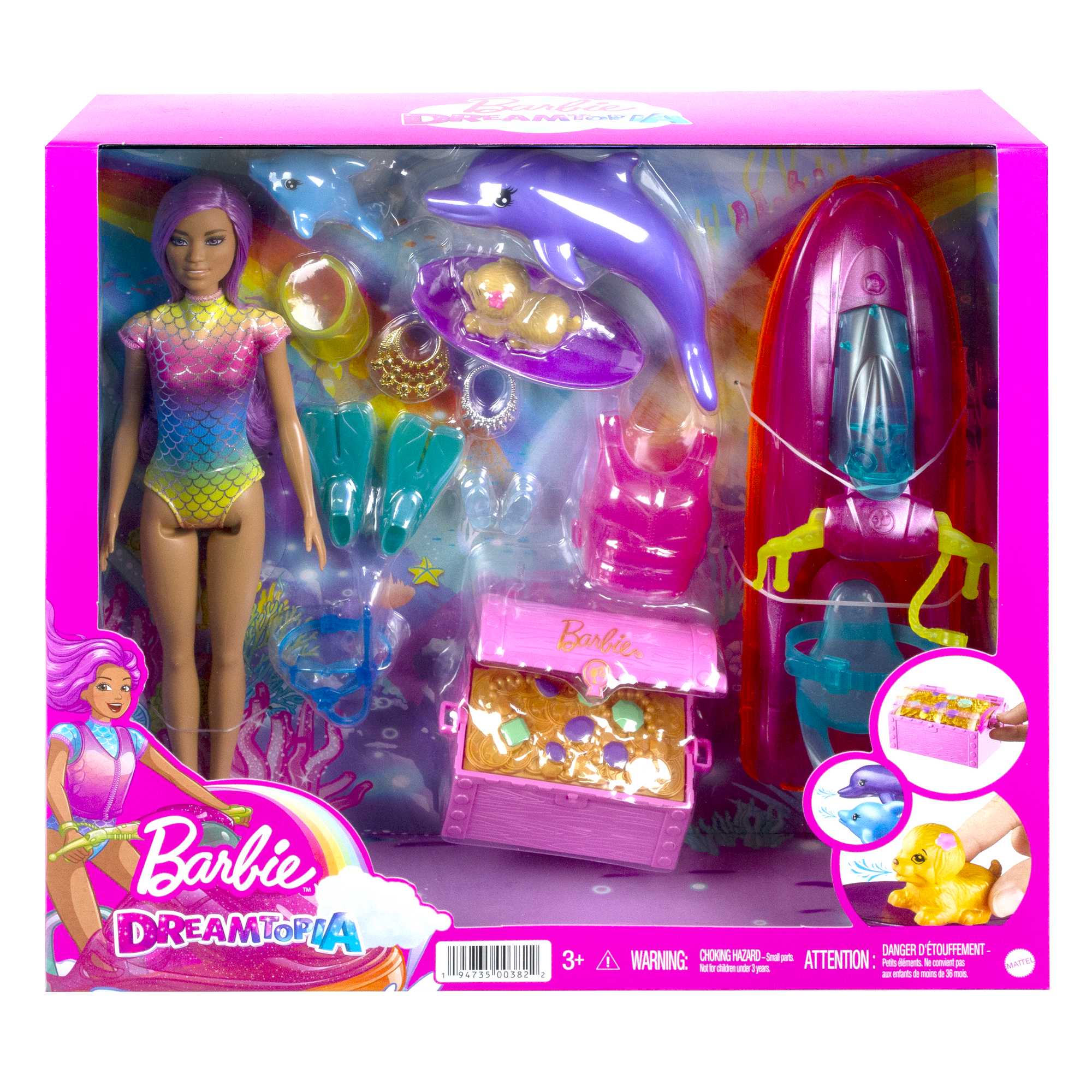 Набор игровой Barbie с водным транспортом и аксессуарами - Image 6