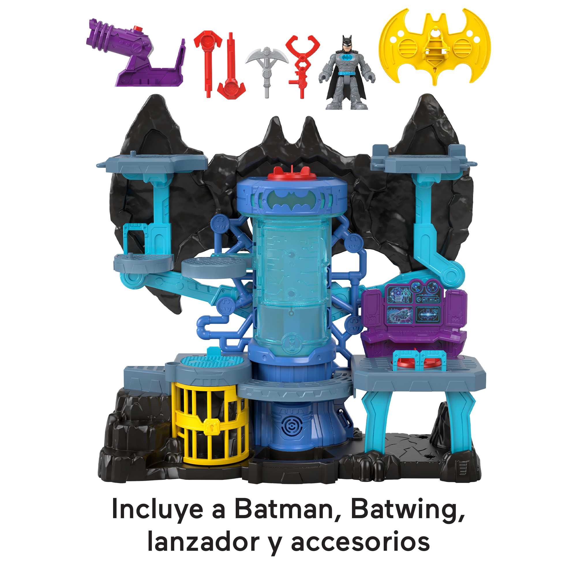 Imaginext Bat-Tech Batcave DC Super Friends - Image 5