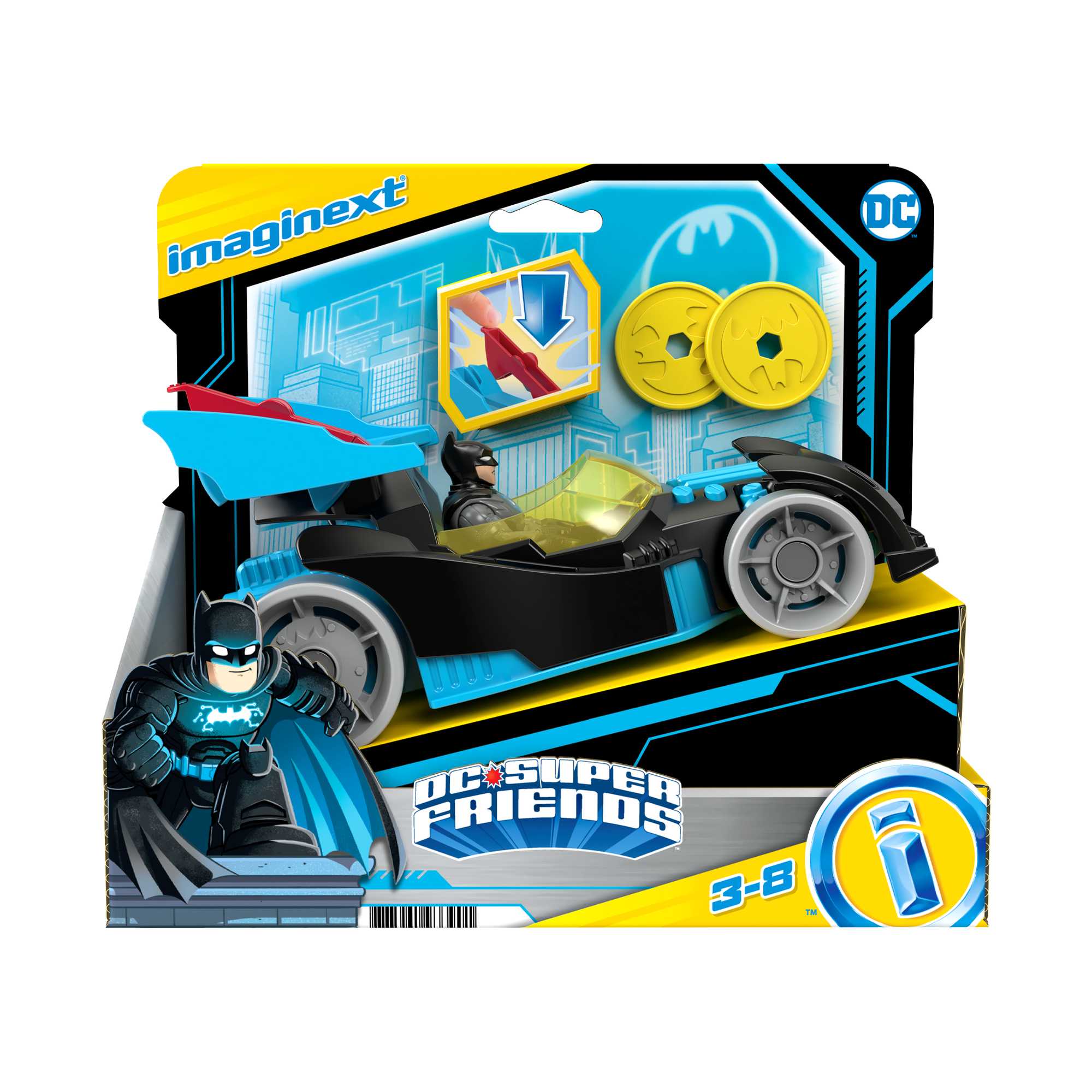 Imaginext® DC Супер Друзья® Машинка с фигуркой в ассортименте - Image 3