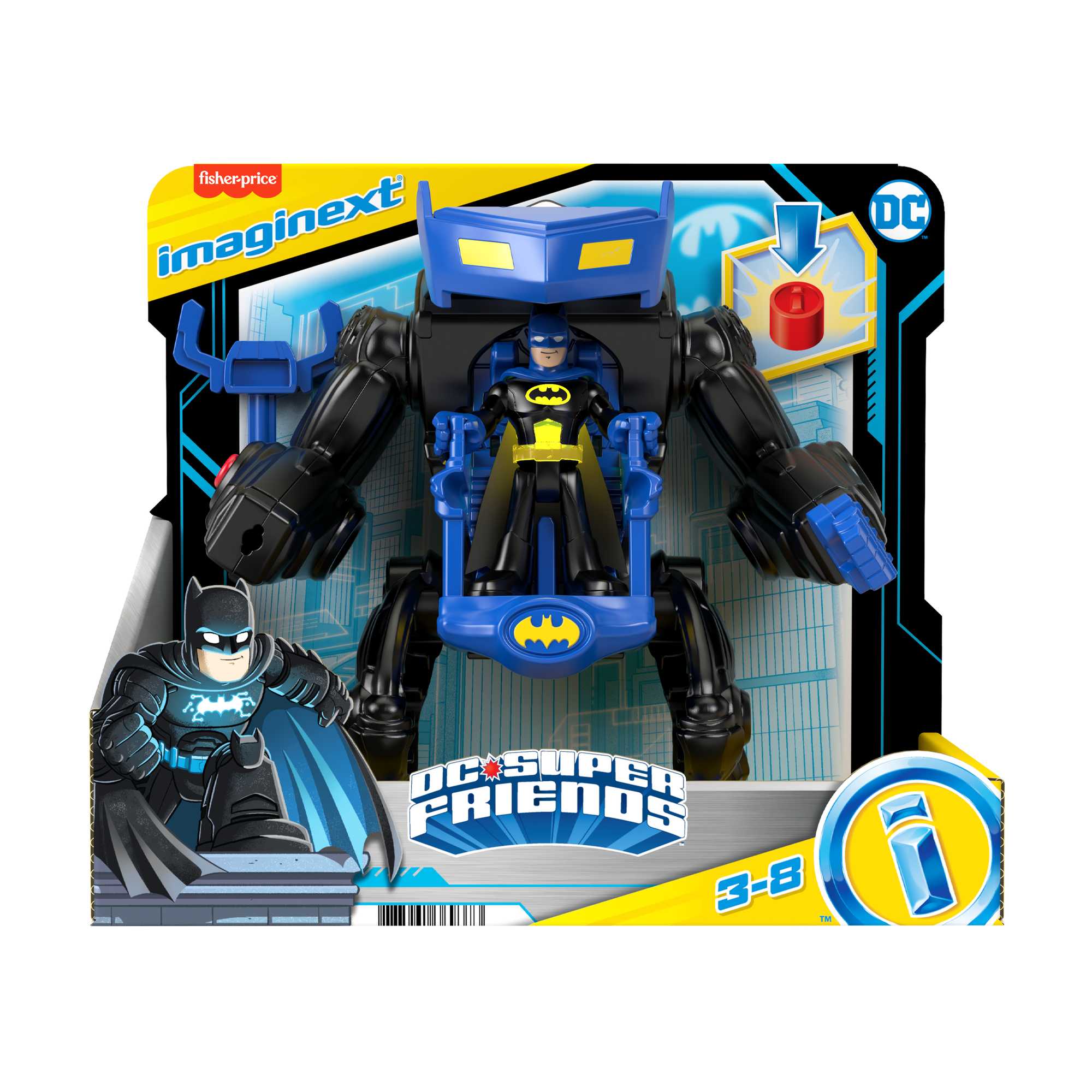 Imaginext® DC Супер Друзья® Машинка с фигуркой в ассортименте - Image 4