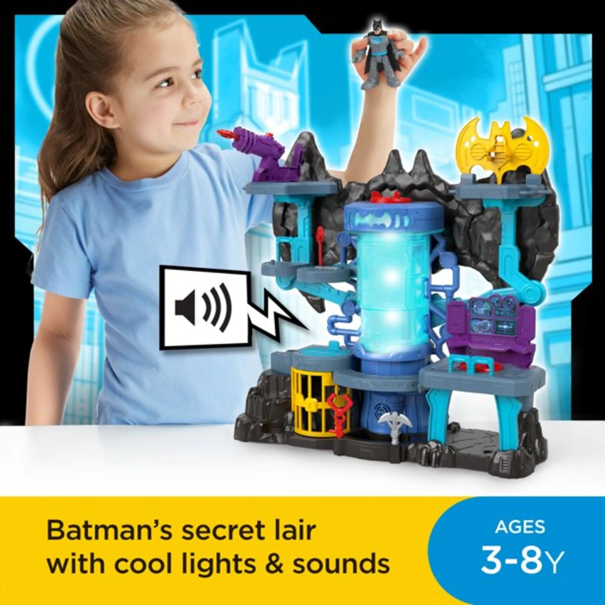 Imaginext Dc Super Friends Bat-Tech Batcave - Image 2