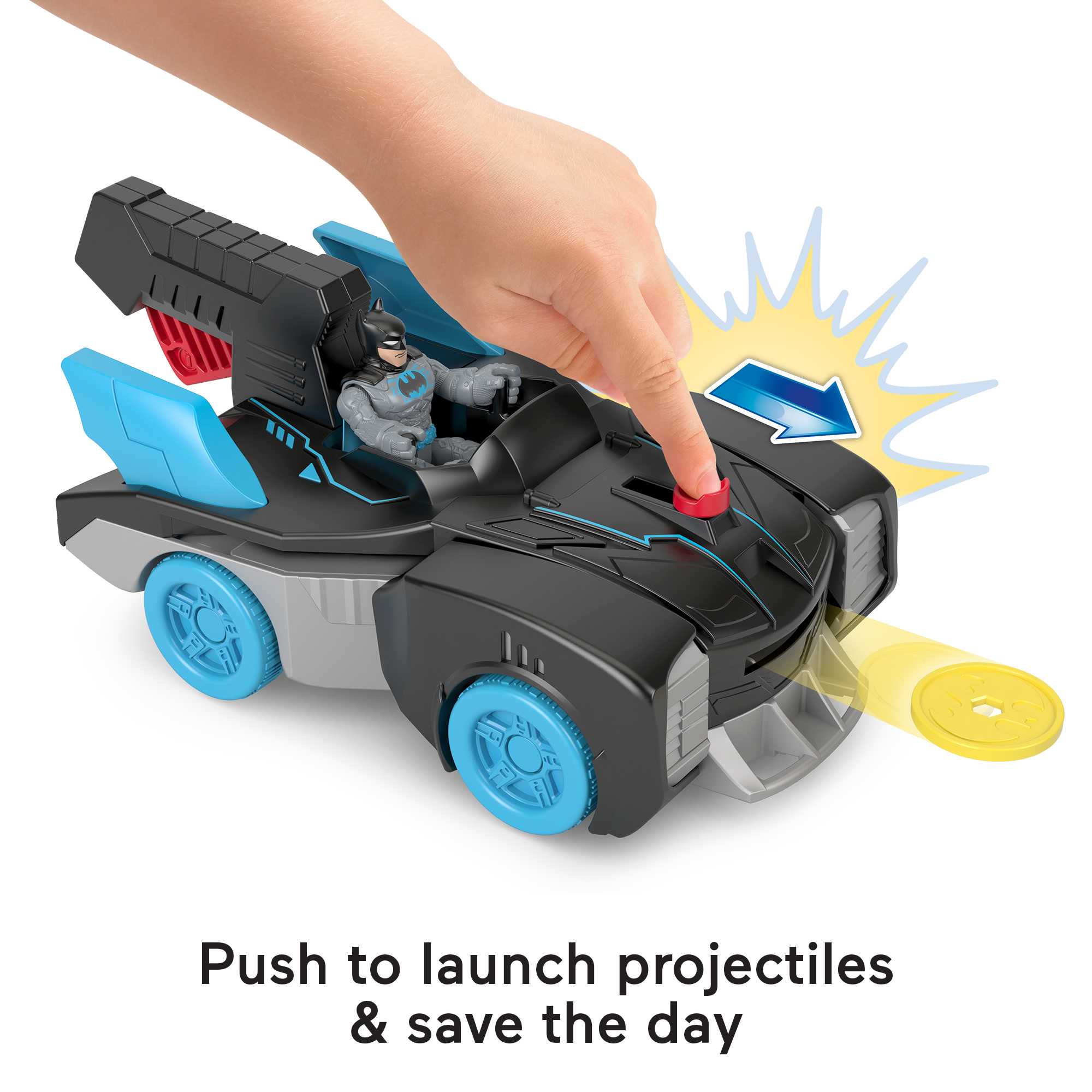 Imaginext Dc Super Friends Bat-Tech Batmobile - Image 5