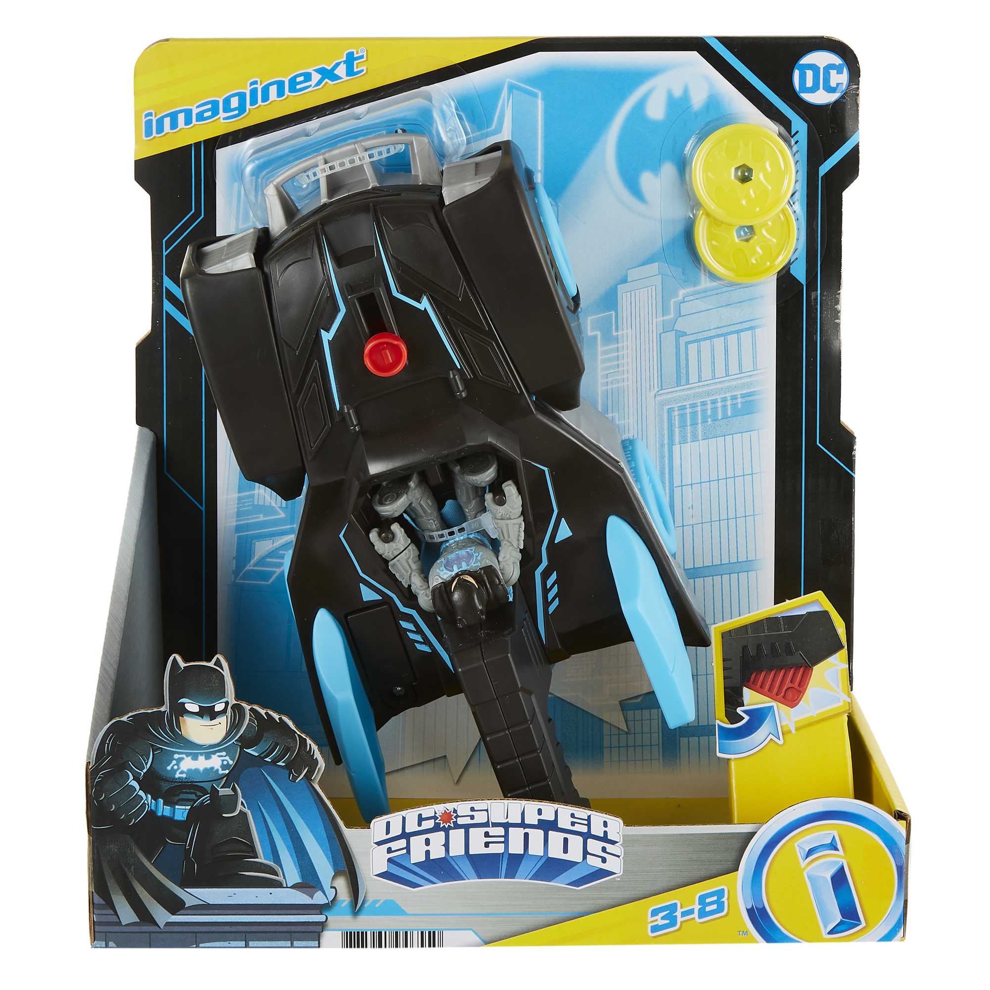 Imaginext Dc Super Friends Bat-Tech Batmobile - Image 6