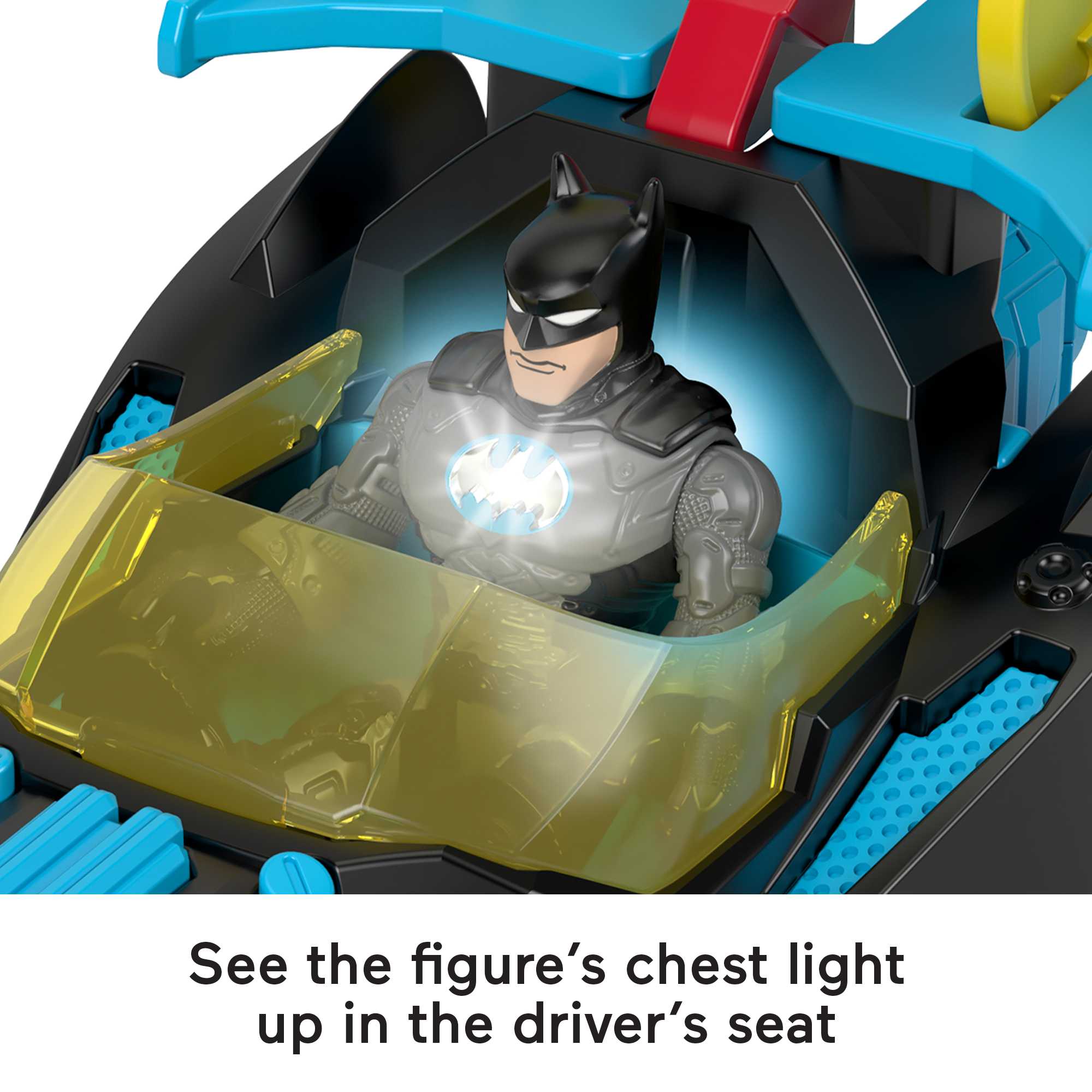 Imaginext Dc Super Friends Bat-Tech Racing Batmobile - Image 3