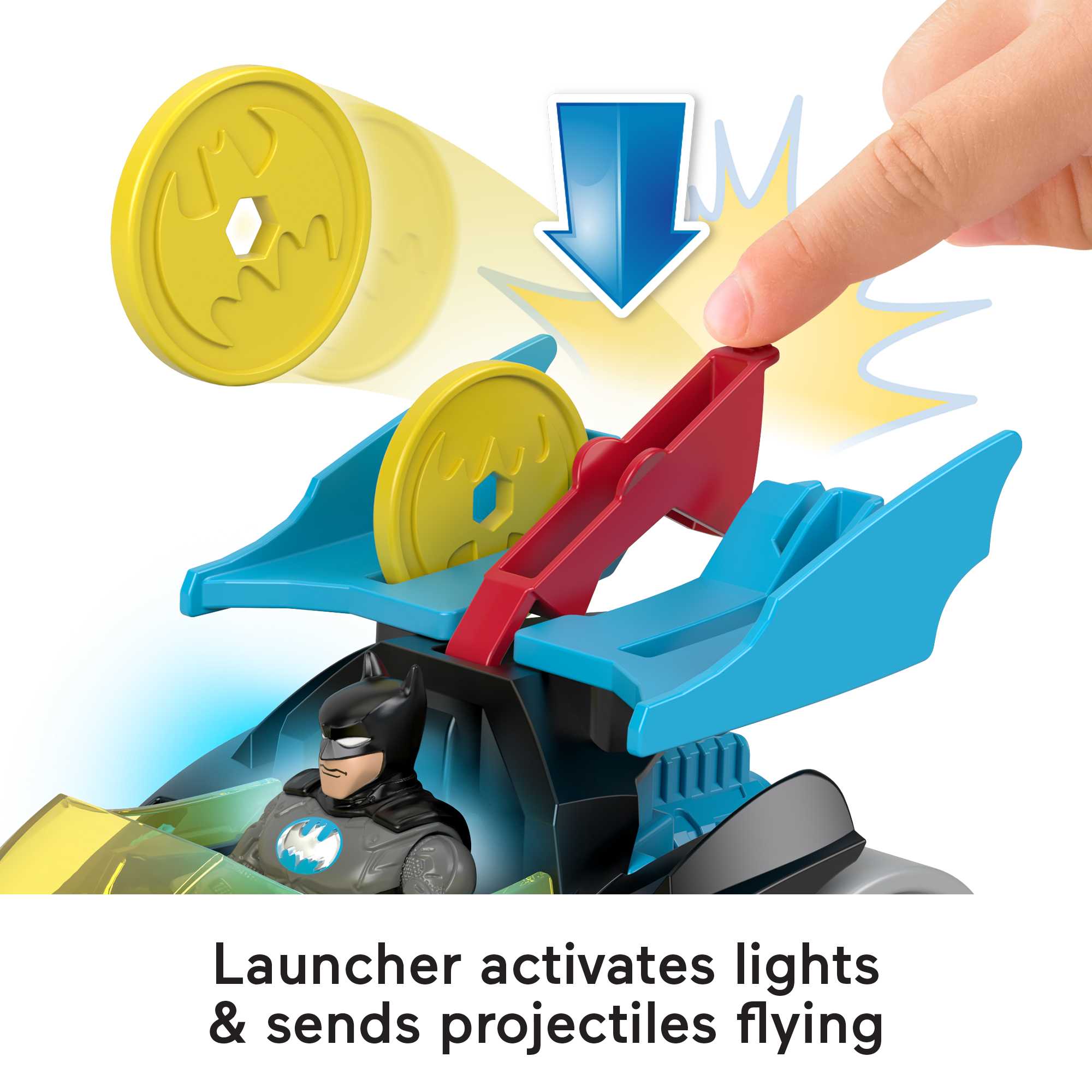 Imaginext Dc Super Friends Bat-Tech Racing Batmobile - Image 4
