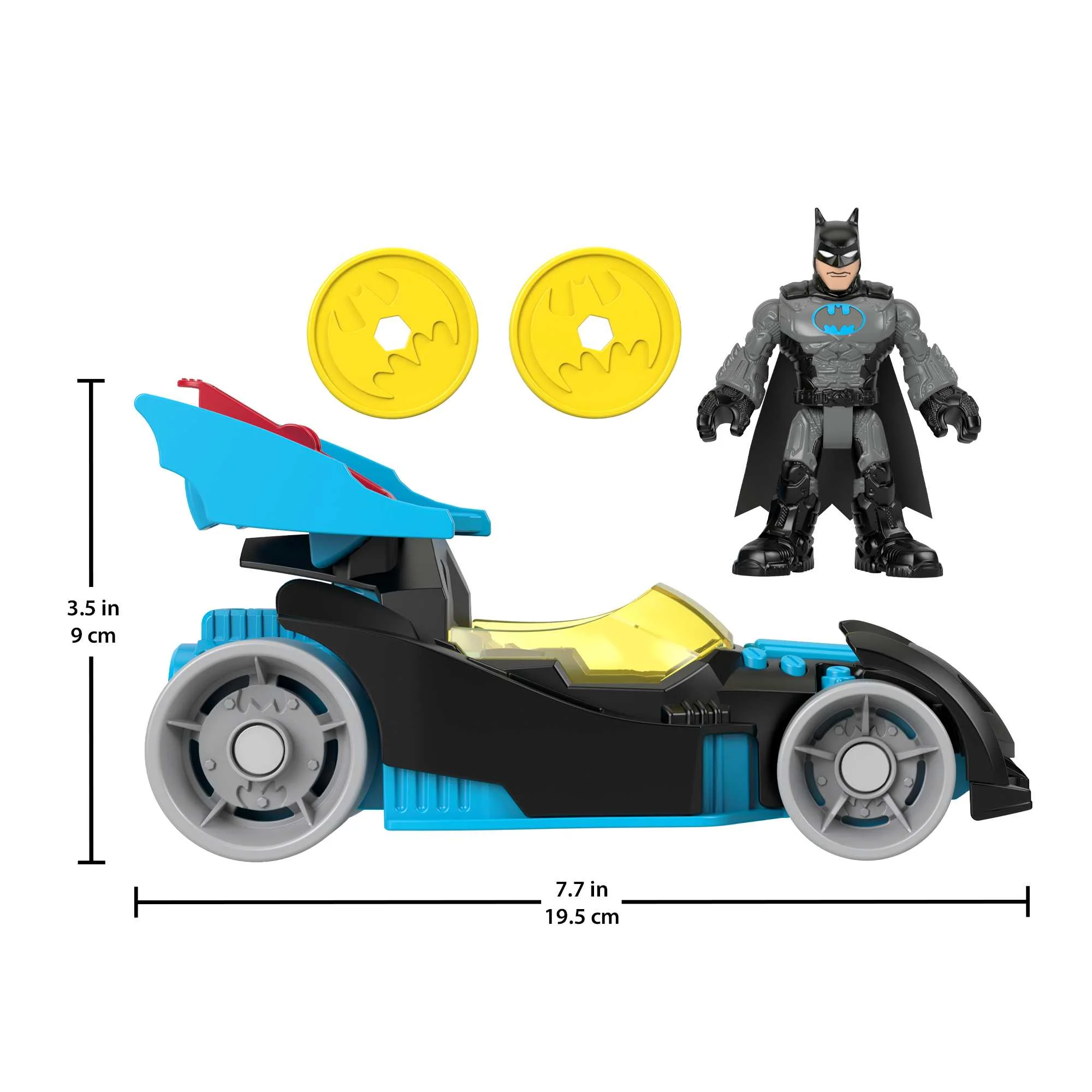 Imaginext Dc Super Friends Bat-Tech Racing Batmobile - Image 5