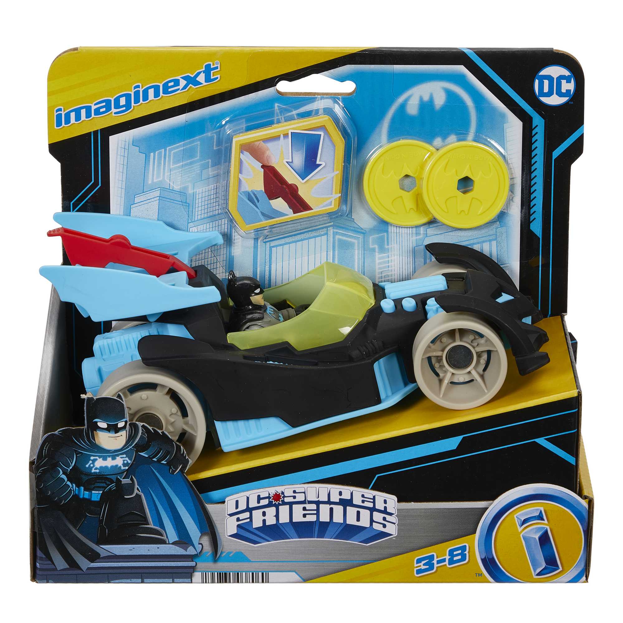 Imaginext Dc Super Friends Bat-Tech Racing Batmobile - Image 6
