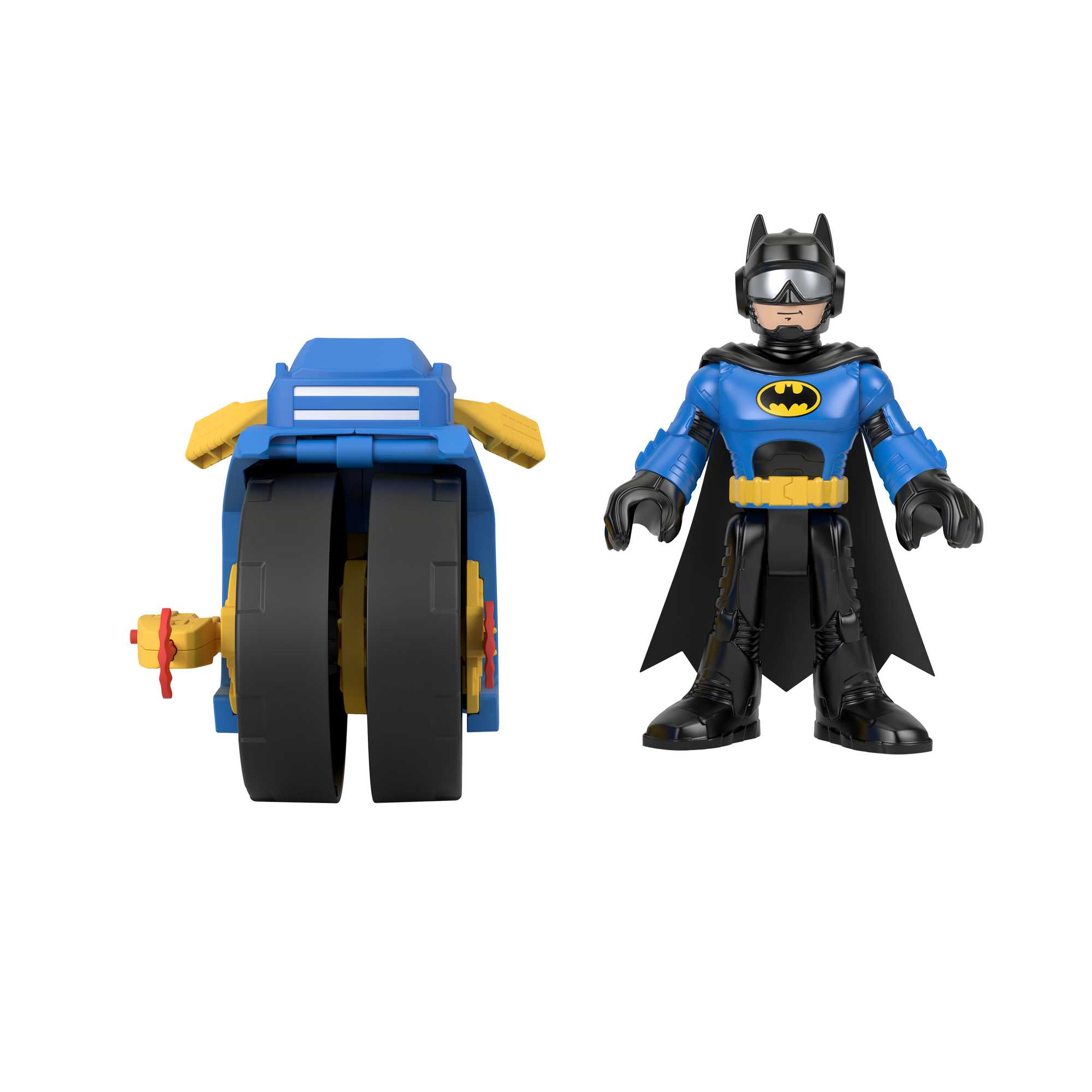 Juguetes De Batman De Dc Super Friends De Imaginext, Batcycle Y Figura De Batman De Gran Tamaño De 25,4Cm - Image 6