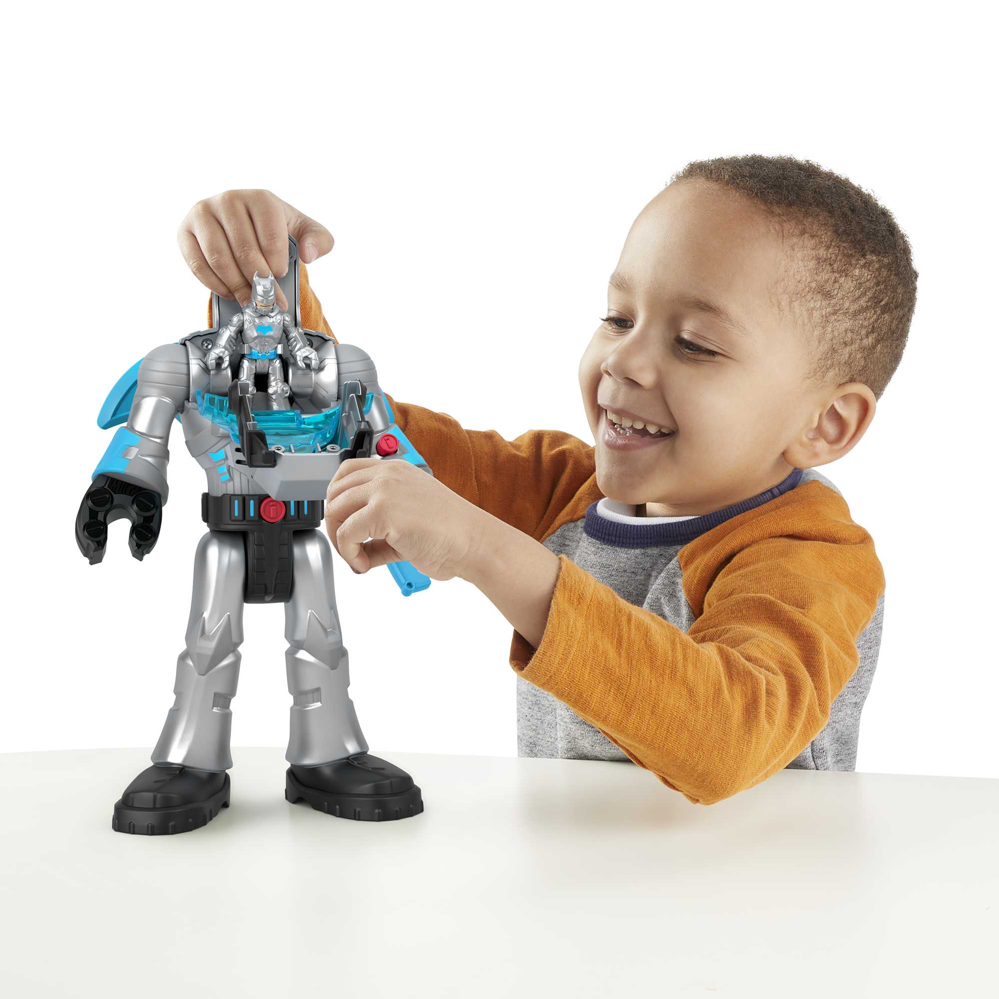 Imaginext DC Super Friends Batman Insider & Exo Suit - Defender Grey - Image 2