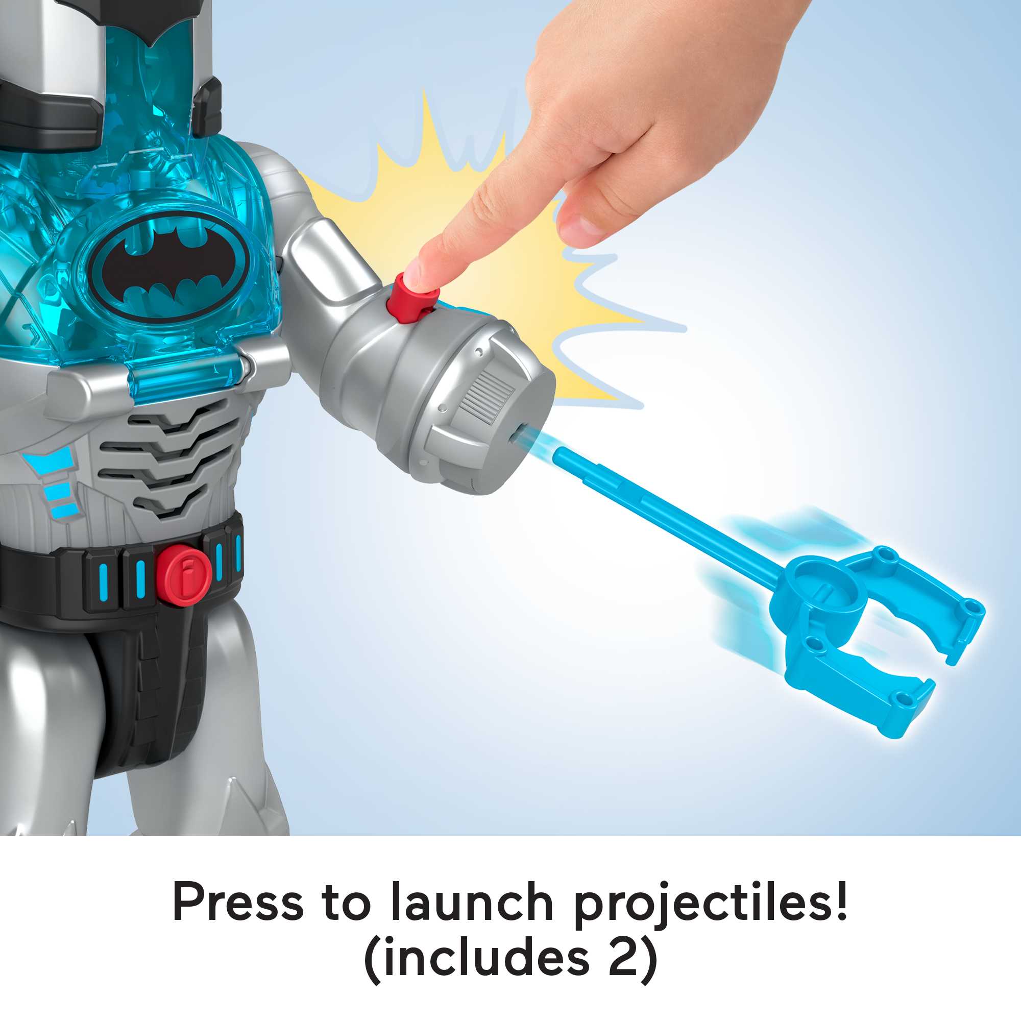Imaginext DC Super Friends Batman Insider & Exo Suit - Defender Grey - Image 5