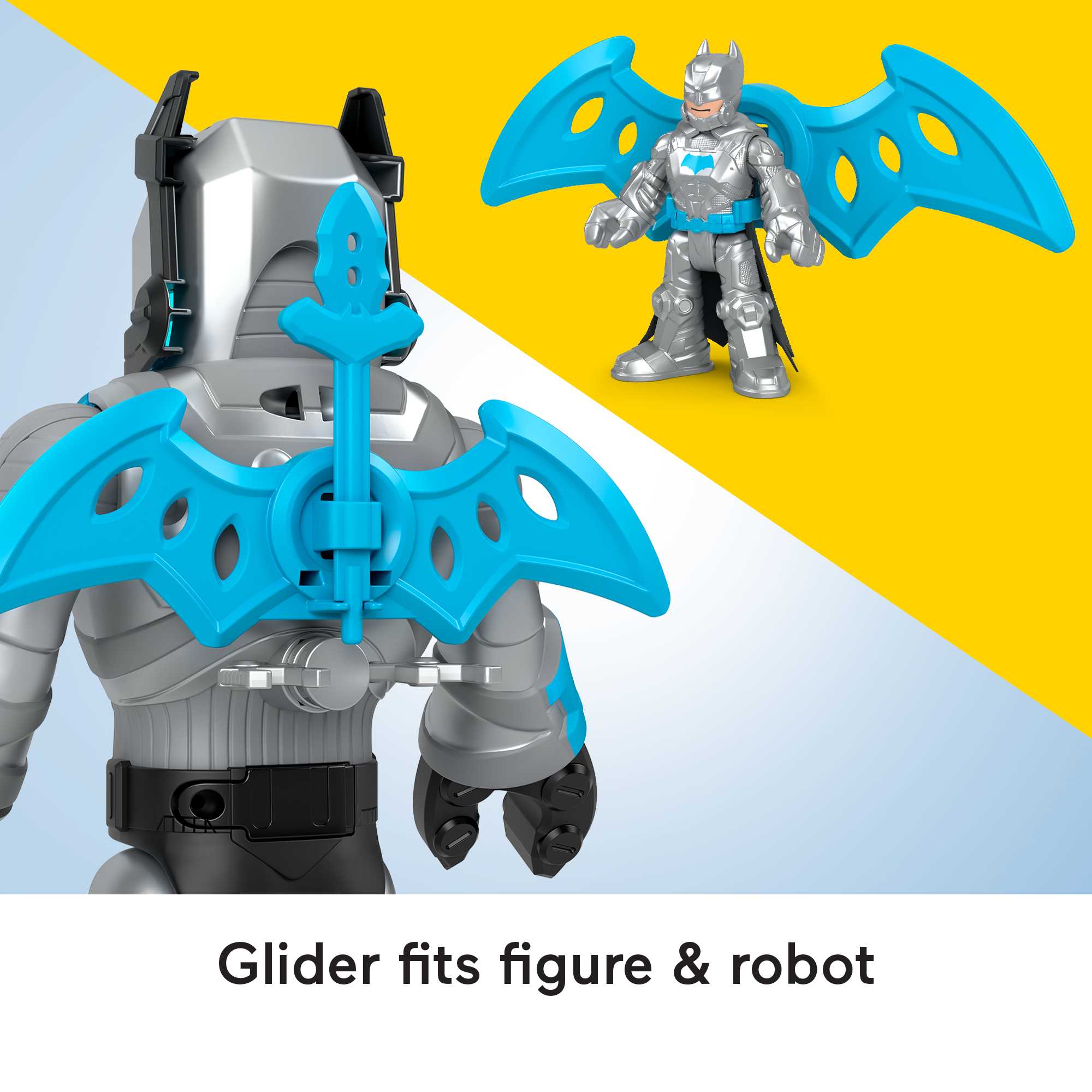 Imaginext DC Super Friends Batman Insider & Exo Suit - Defender Grey - Image 6
