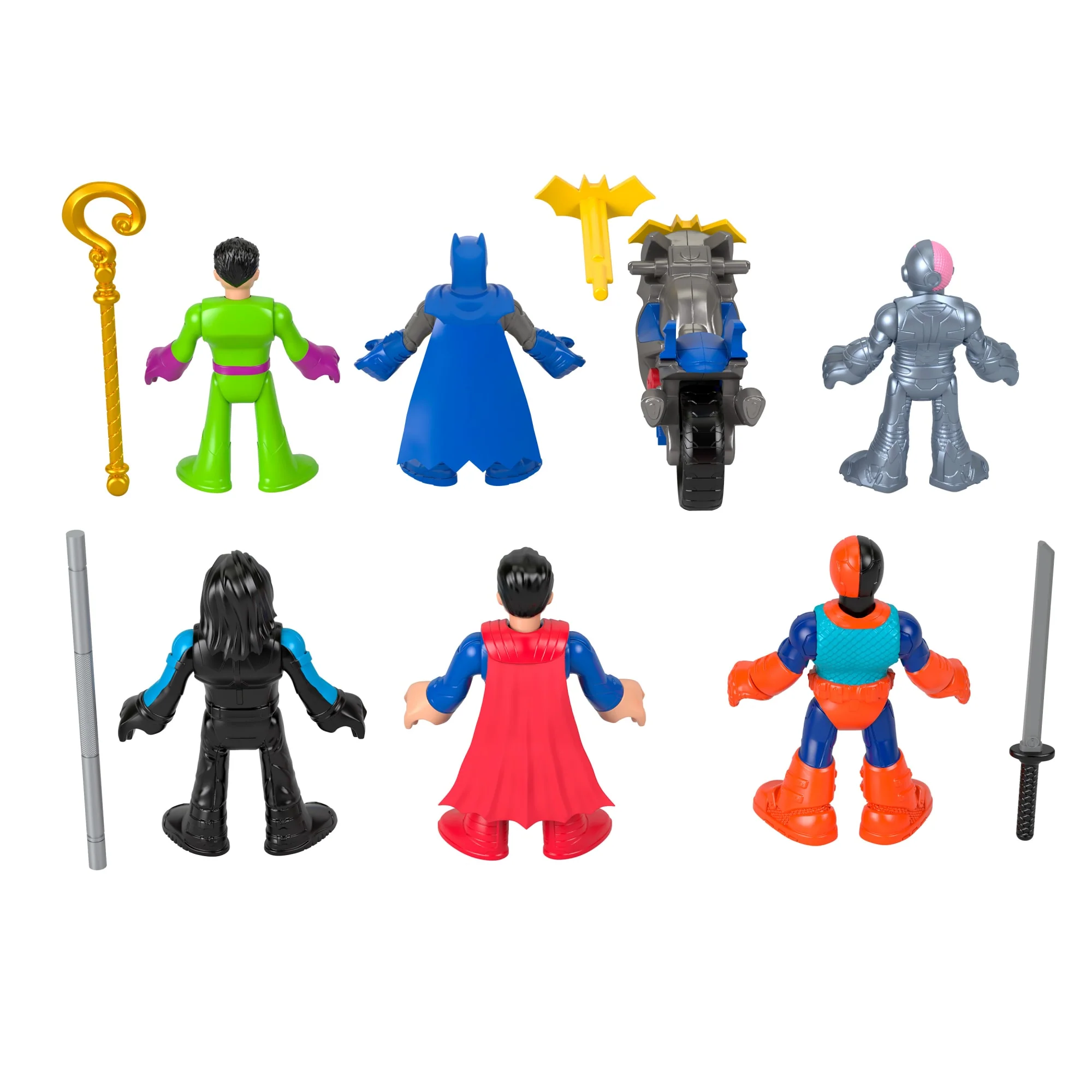 Imaginext-DC Super Friends-Coffret De Figurines Deluxe Avec 9 Éléments - Image 5