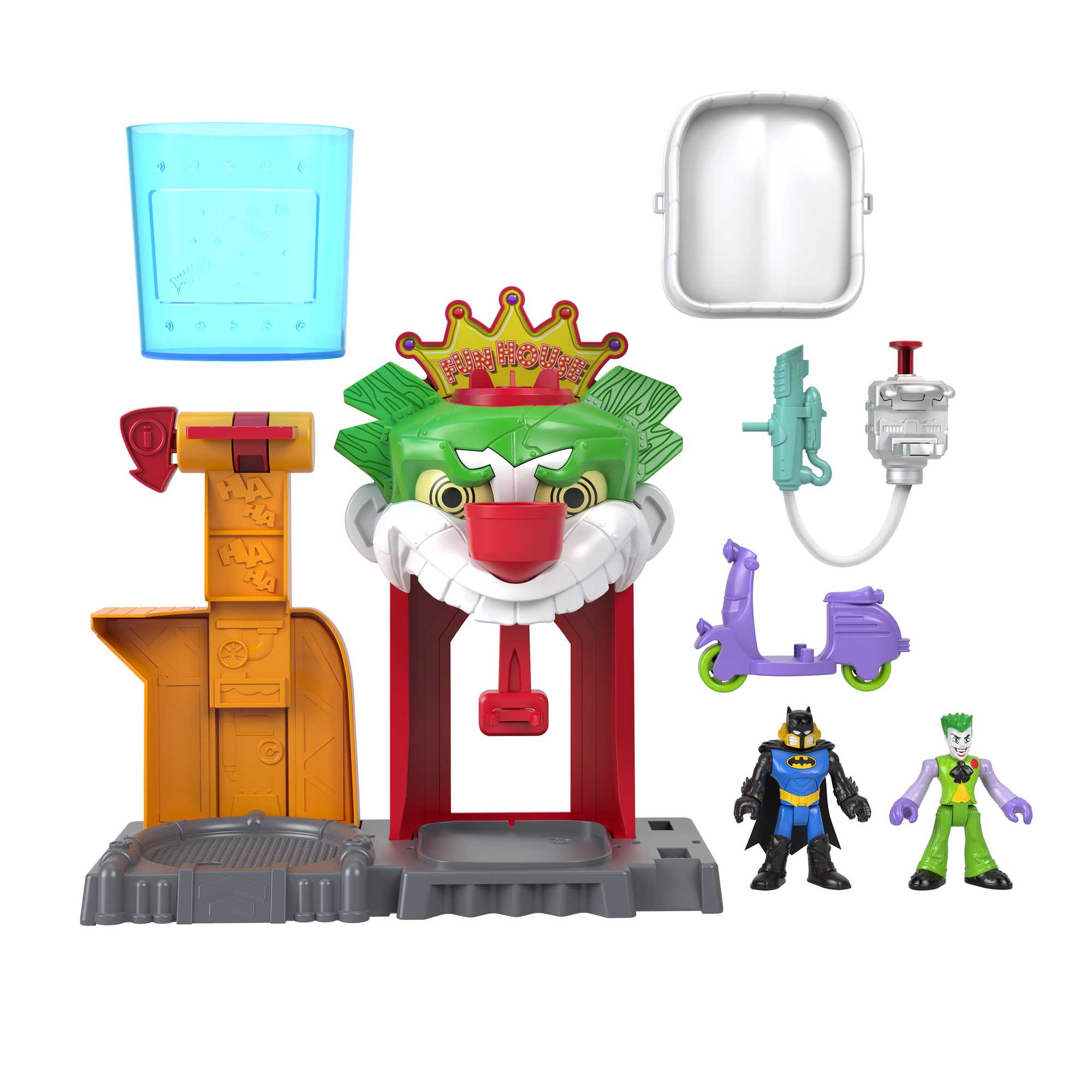 Imaginext DC Super Friends Color Changers The Joker Funhouse - Image 2