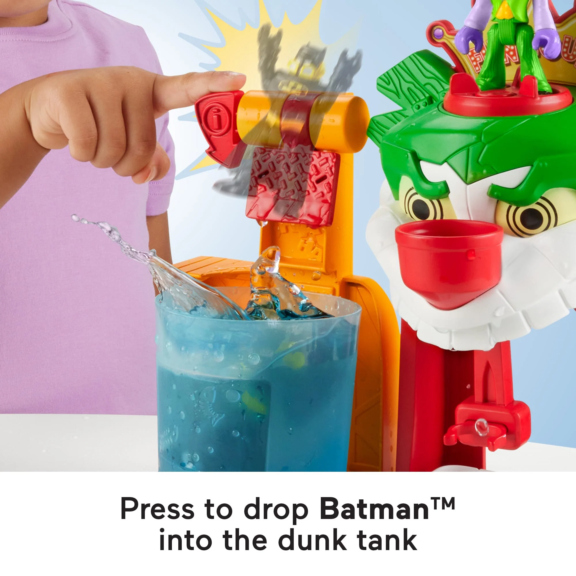 Imaginext DC Super Friends Color Changers The Joker Funhouse - Image 5
