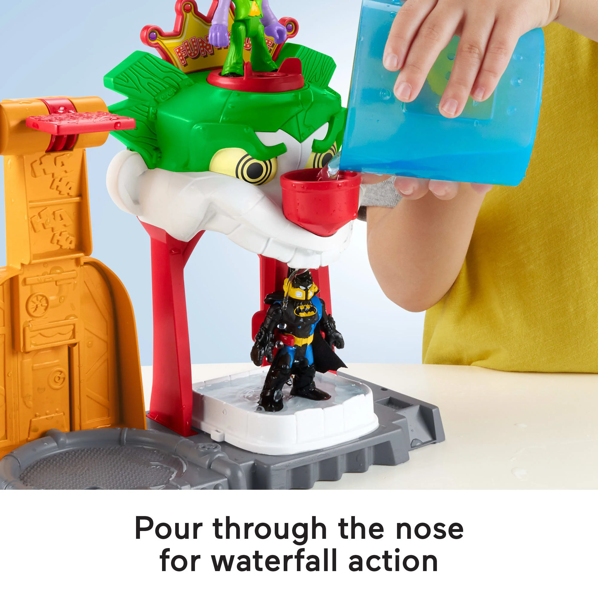 Imaginext DC Super Friends Color Changers The Joker Funhouse - Image 7