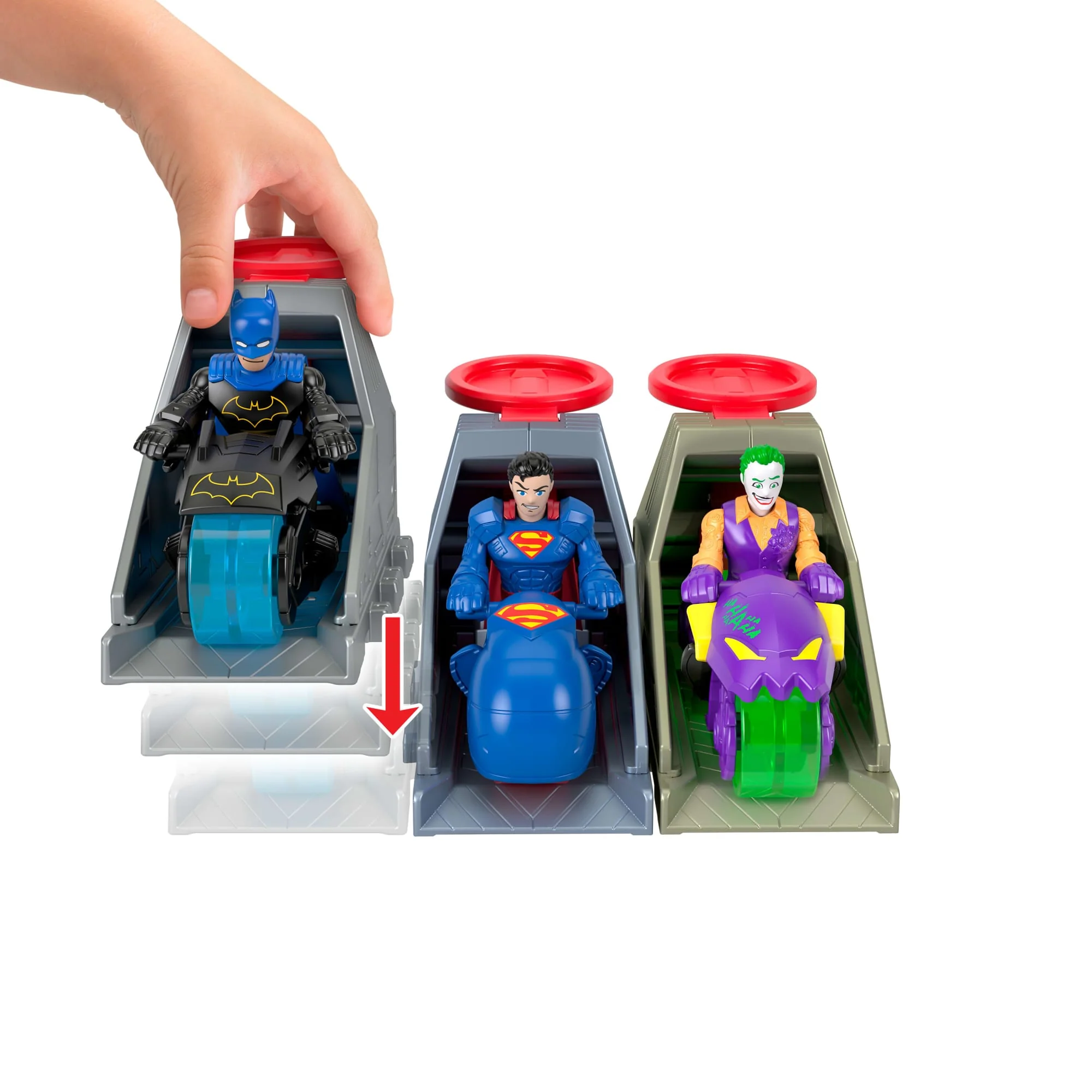 Imaginext DC Super Friends Modüler Fırlatıcı Seti, 7 Cm'Lik Aksiyon Figürü Ve Oyuncak Araç (Karakterler Çeşitlilik Gösterebilir) - Image 2
