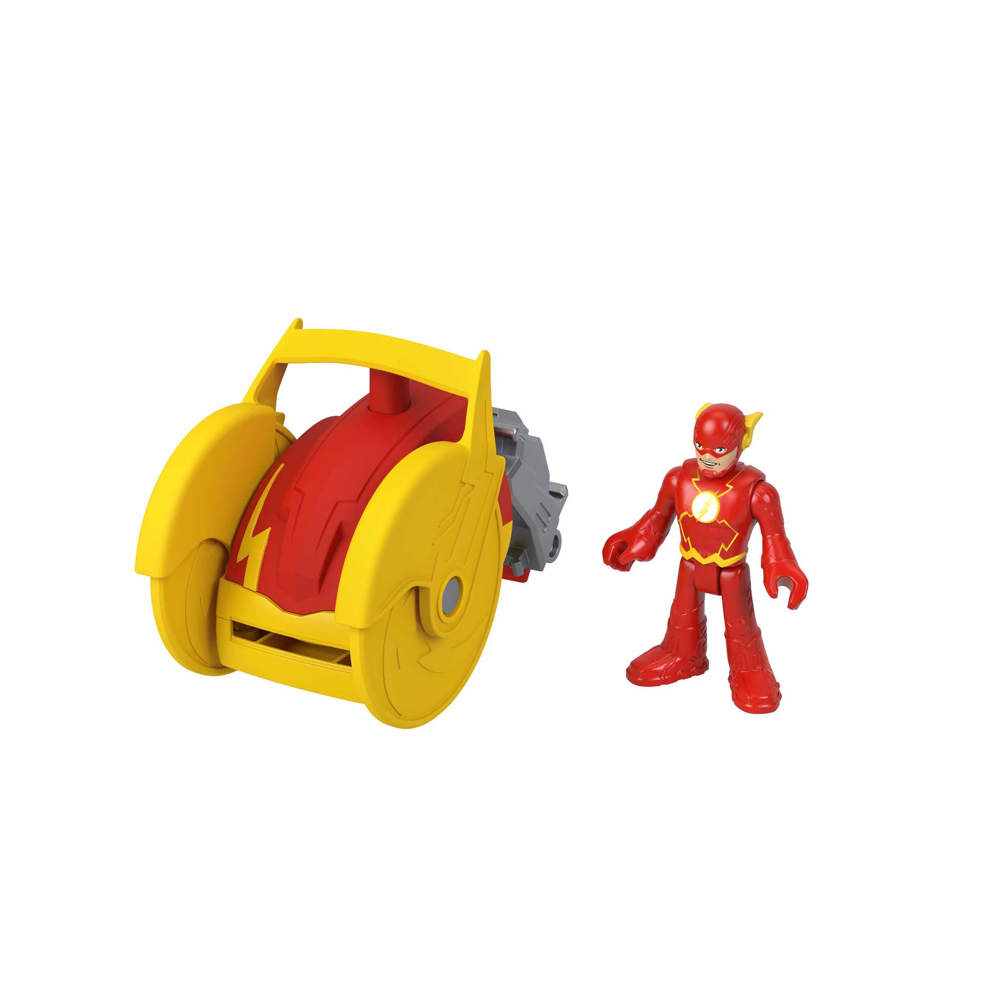 Imaginext Dc Super Friends Head Shifters Assortimento Set Con Personaggio E Veicolo - Image 3